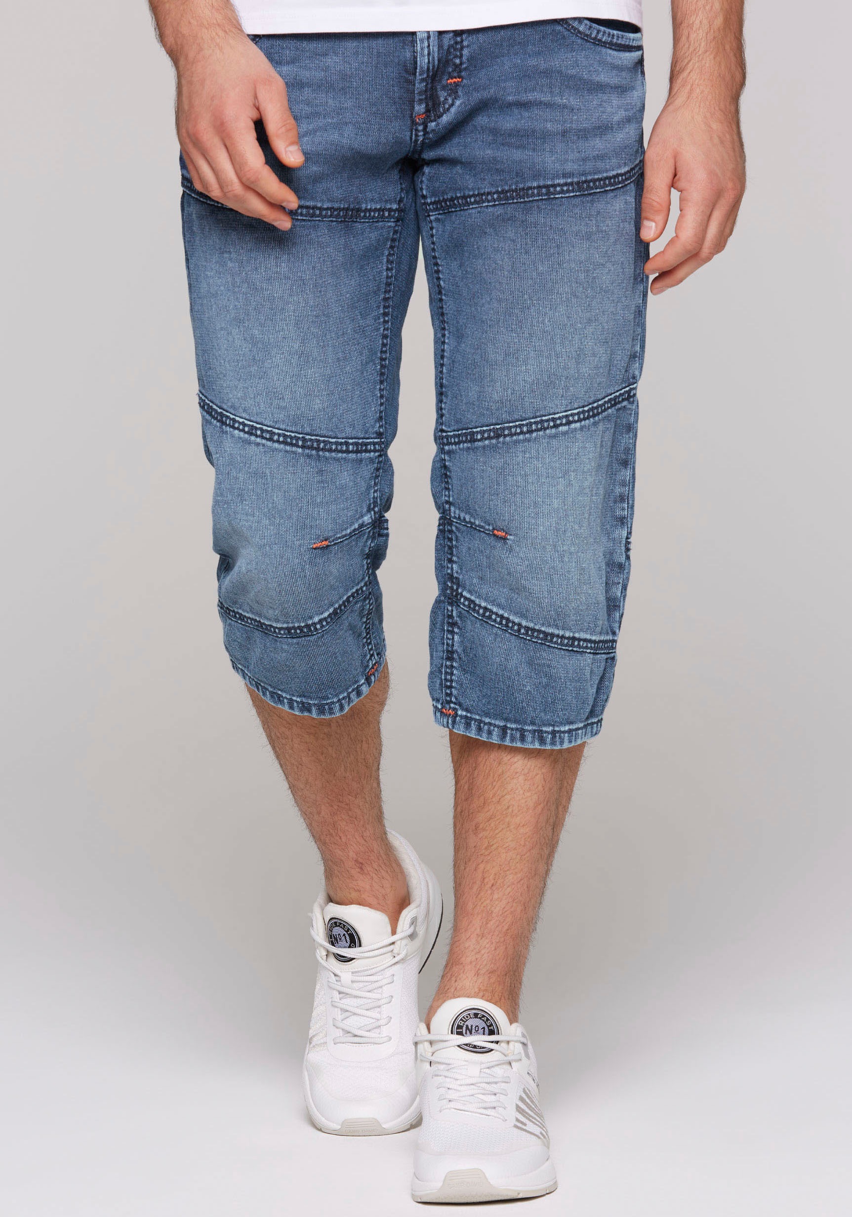 CAMP DAVID Bermudas Sommerhose mit Teilungsnähten günstig online kaufen