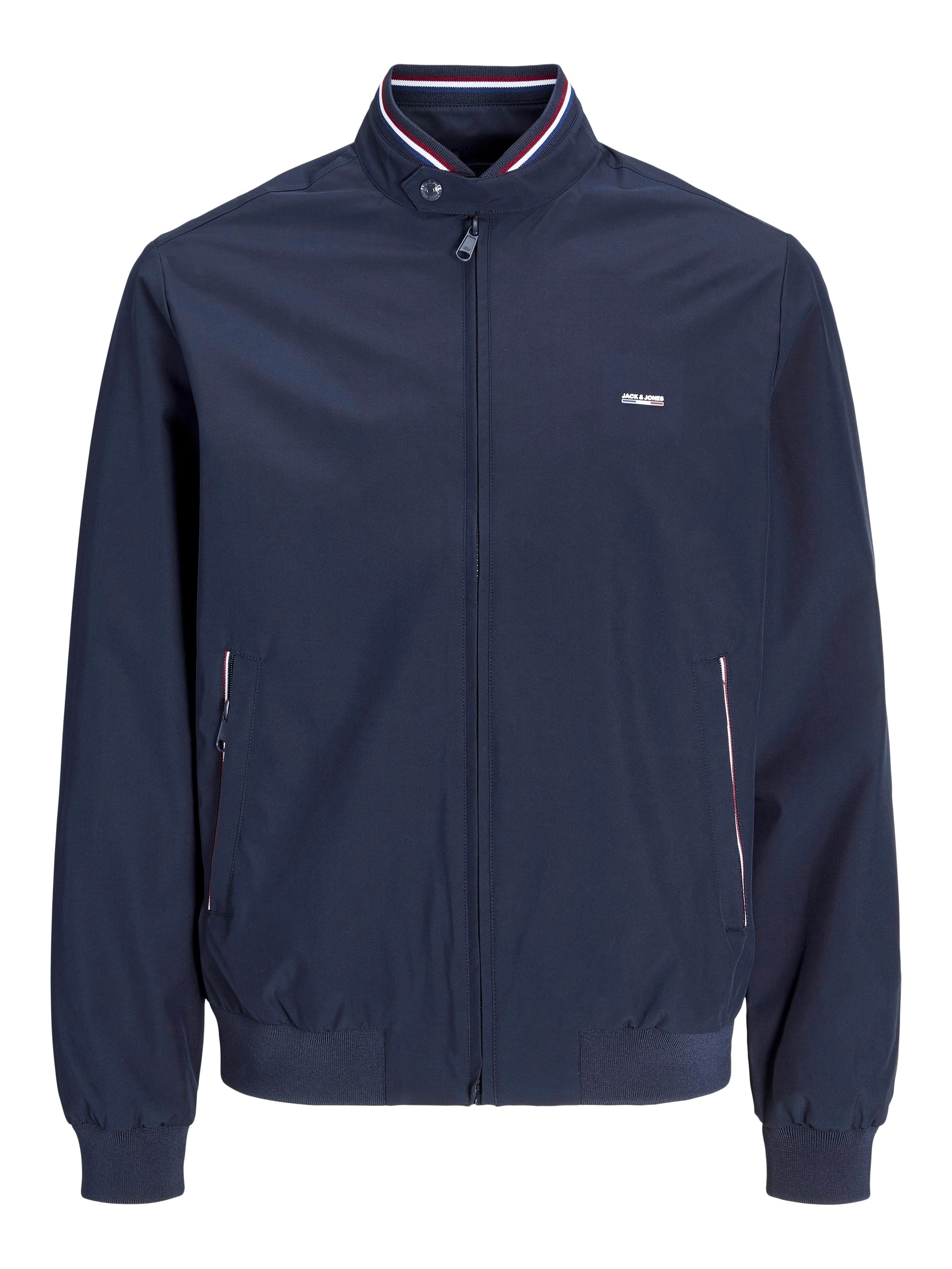 Jack & Jones Bomberjacke »JPRBLUBRAD BOMBER JACKET SN« Materialmix, regular fit