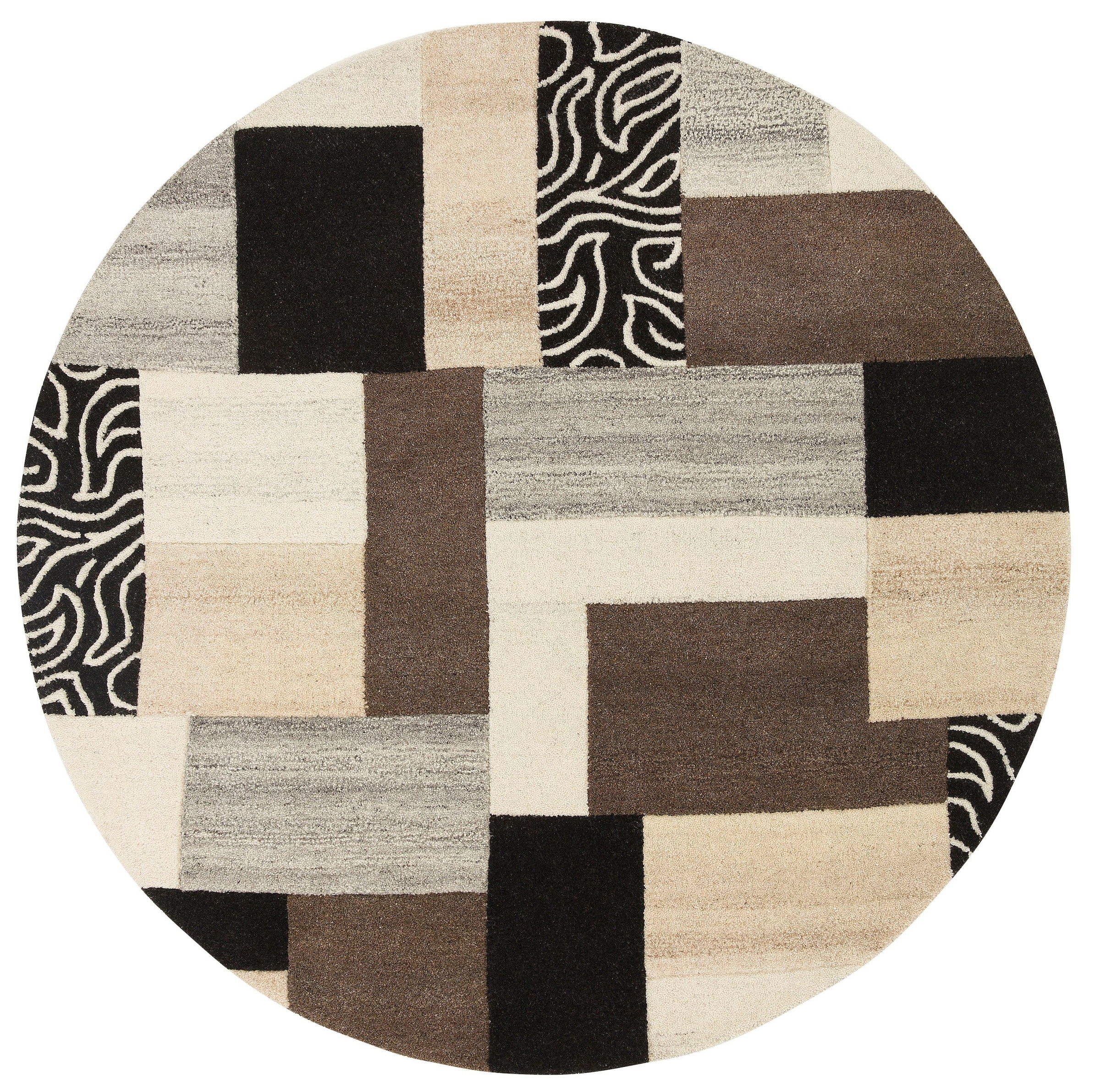 THEKO Wollteppich »Lola Wolle handgearbeitet...