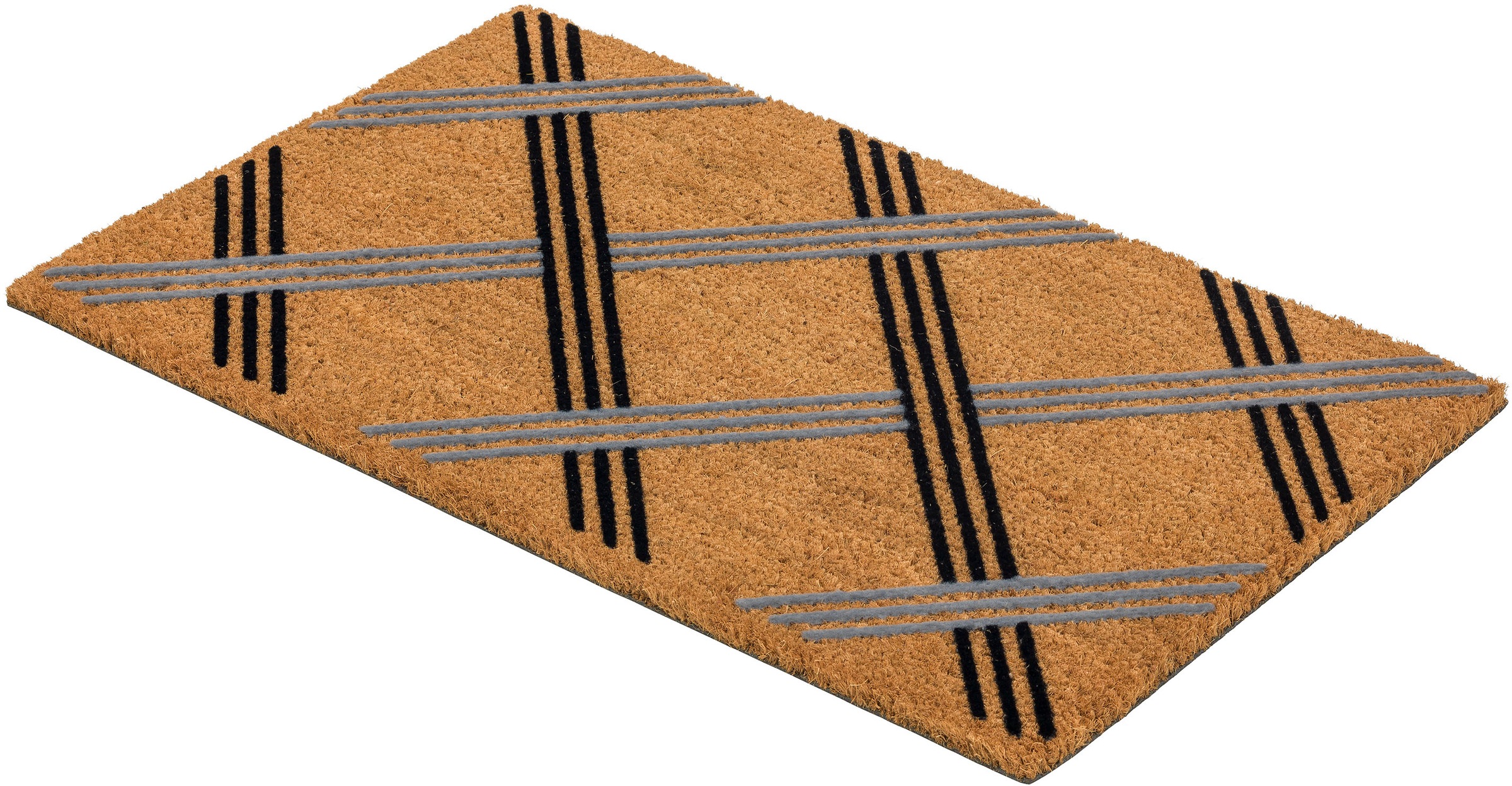 ASTRA Fußmatte "Coco Karo" rechteckig 14 mm Höhe Schmutzfangmatte, Kokosmat günstig online kaufen