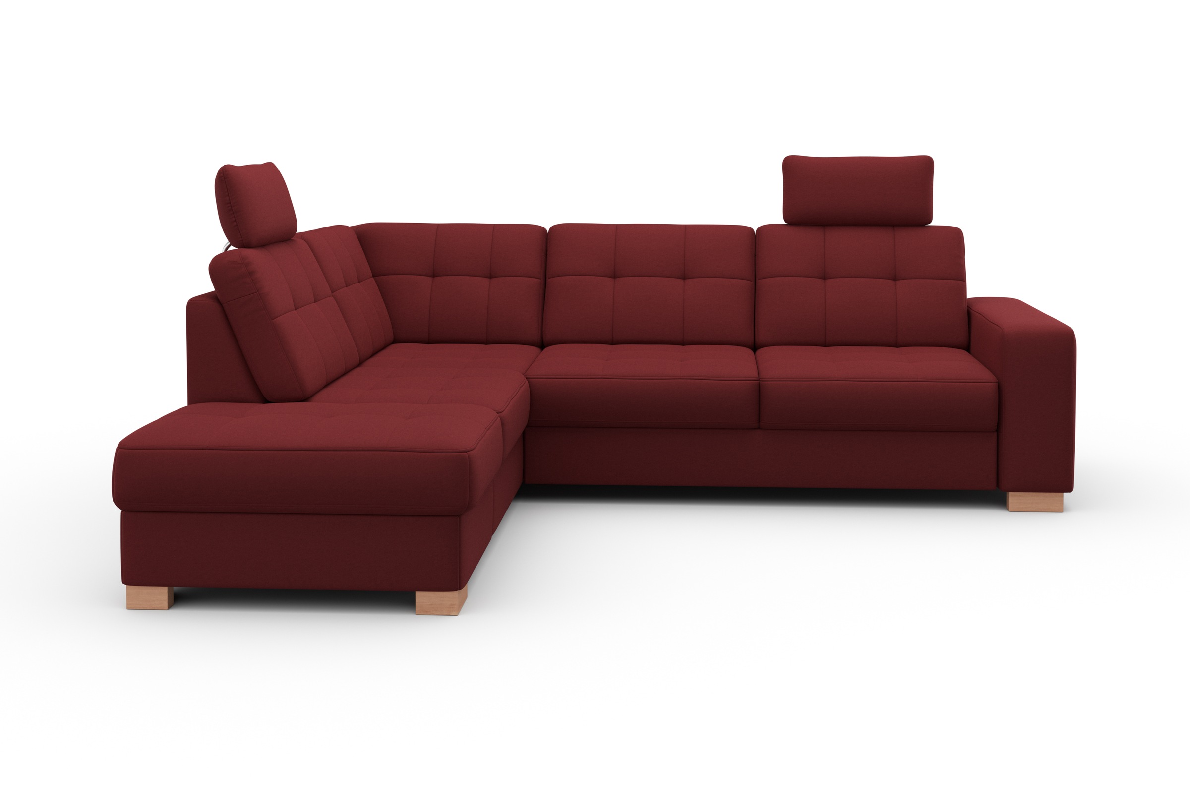 sit&more Ecksofa »Quincy L-Form«, wahlweise mit Bettfunktion und Bettkasten