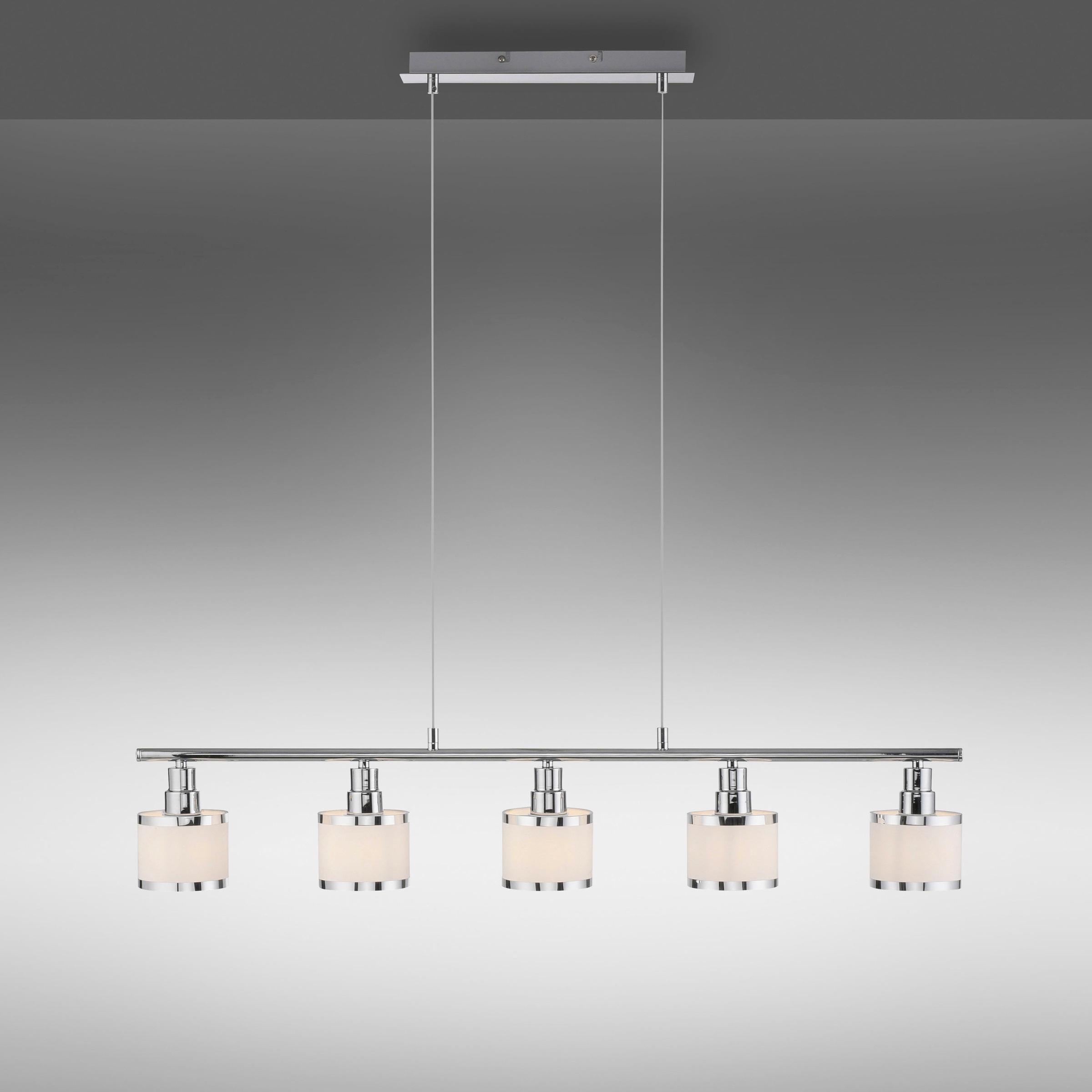 JUST LIGHT Pendelleuchte »ACCOR«, 5 flammig, Leuchtmittel E14 | ohne Leuchtmittel