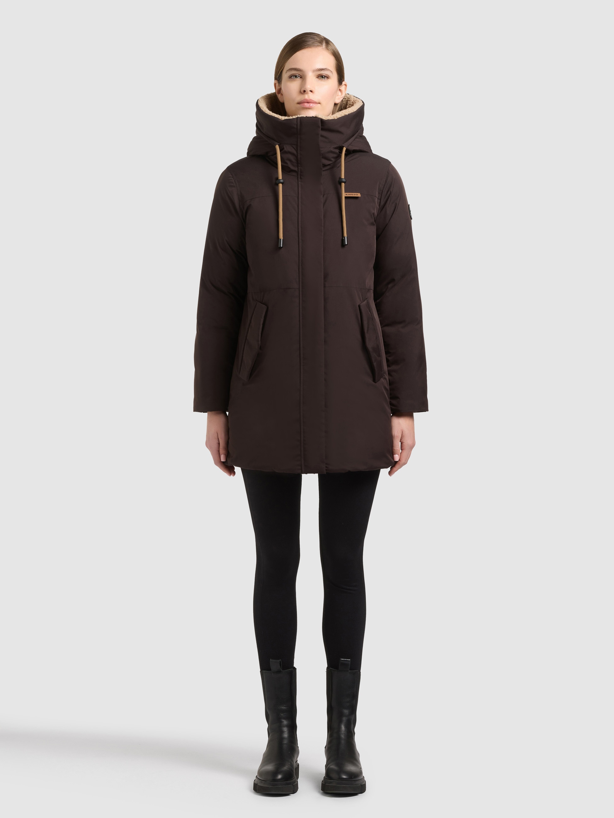 khujo Steppjacke "ISOLA - 2IN1 (EINSATZ HERAUSNEHMBAR)" mit Kapuze