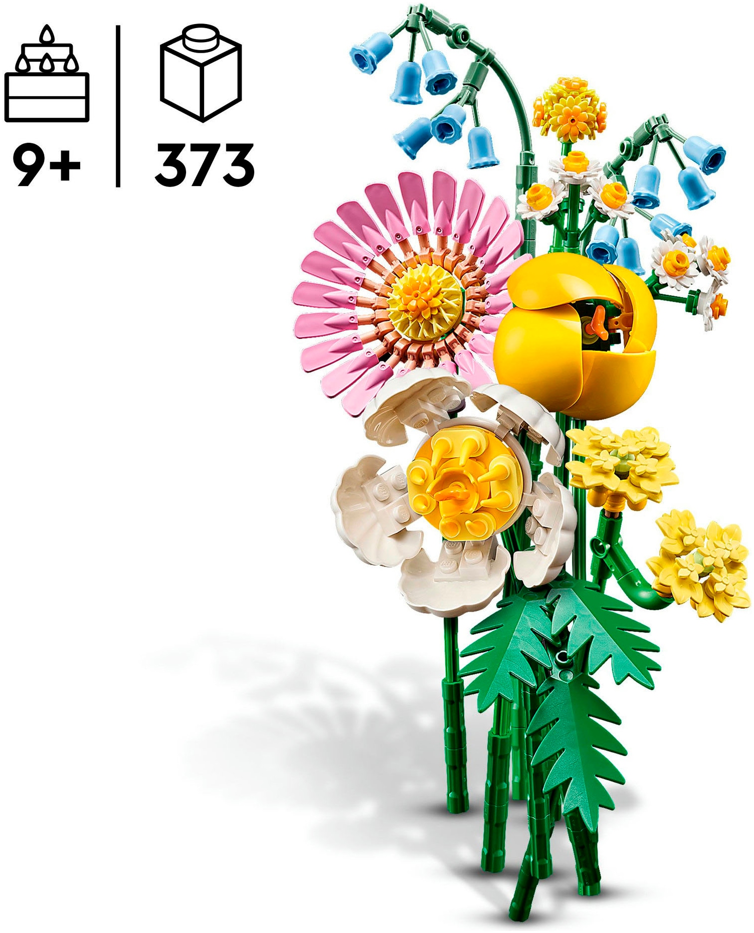 LEGO® Konstruktionsspielsteine »Kleiner Sommerstrauß (10347), LEGO Botanicals«, (373 St.), Made in Europe