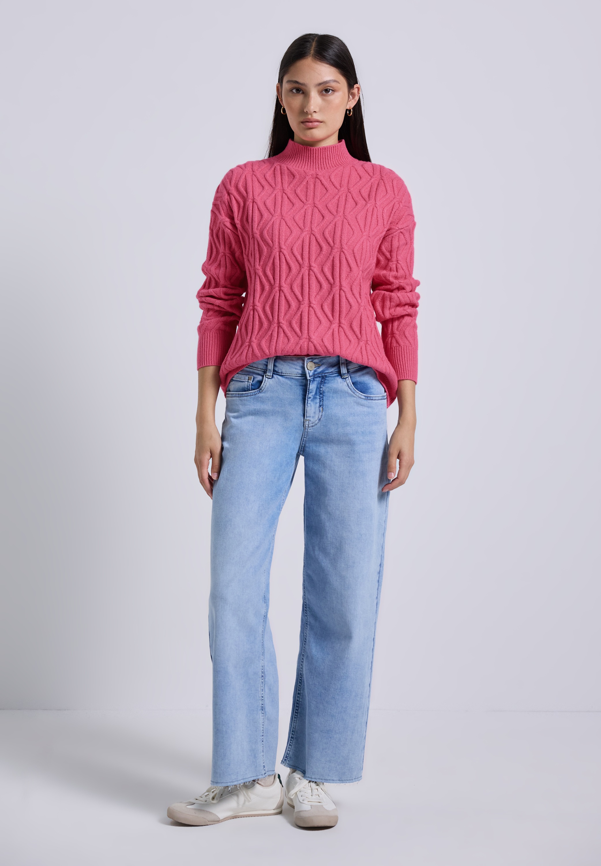 STREET ONE STUDIO Strickpullover, mit Turtleneck