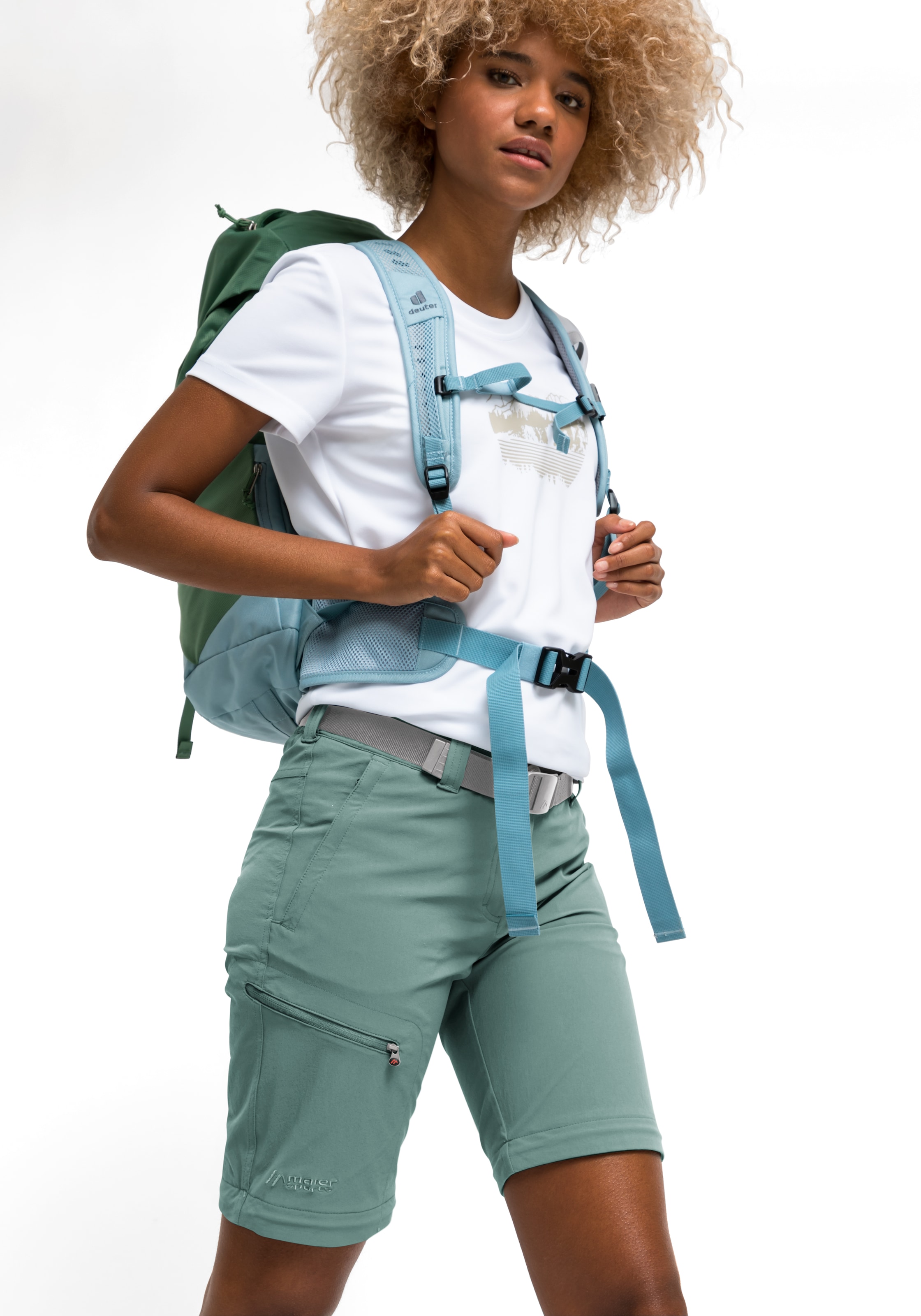 Maier Sports Funktionshose »Nata«, Damen Wanderhose, zipp-off Outdoor-Hose, 3 Taschen, Regular Fit