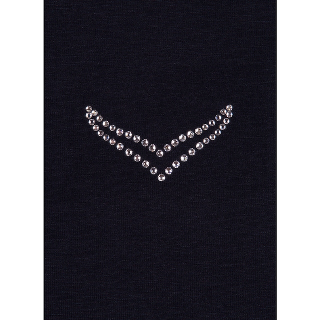 Trigema T-Shirt »TRIGEMA Langarm Shirt mit modischem Stehkragen« für  bestellen | BAUR