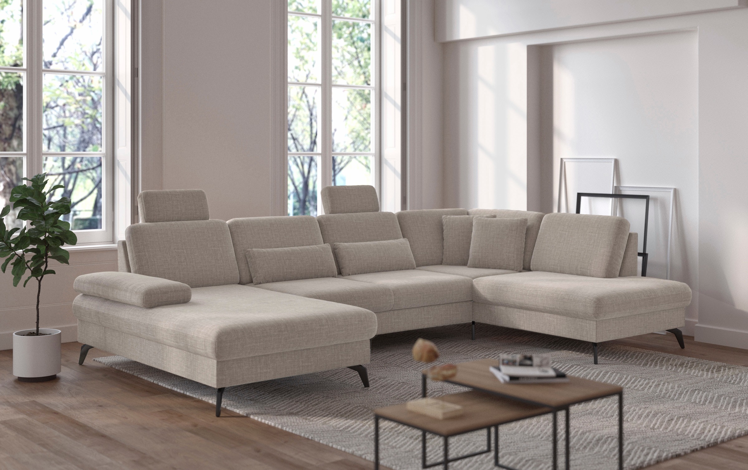 sit&more Wohnlandschaft "Morris Jubi" wahlweise mit Armteilverstellung, Bet günstig online kaufen