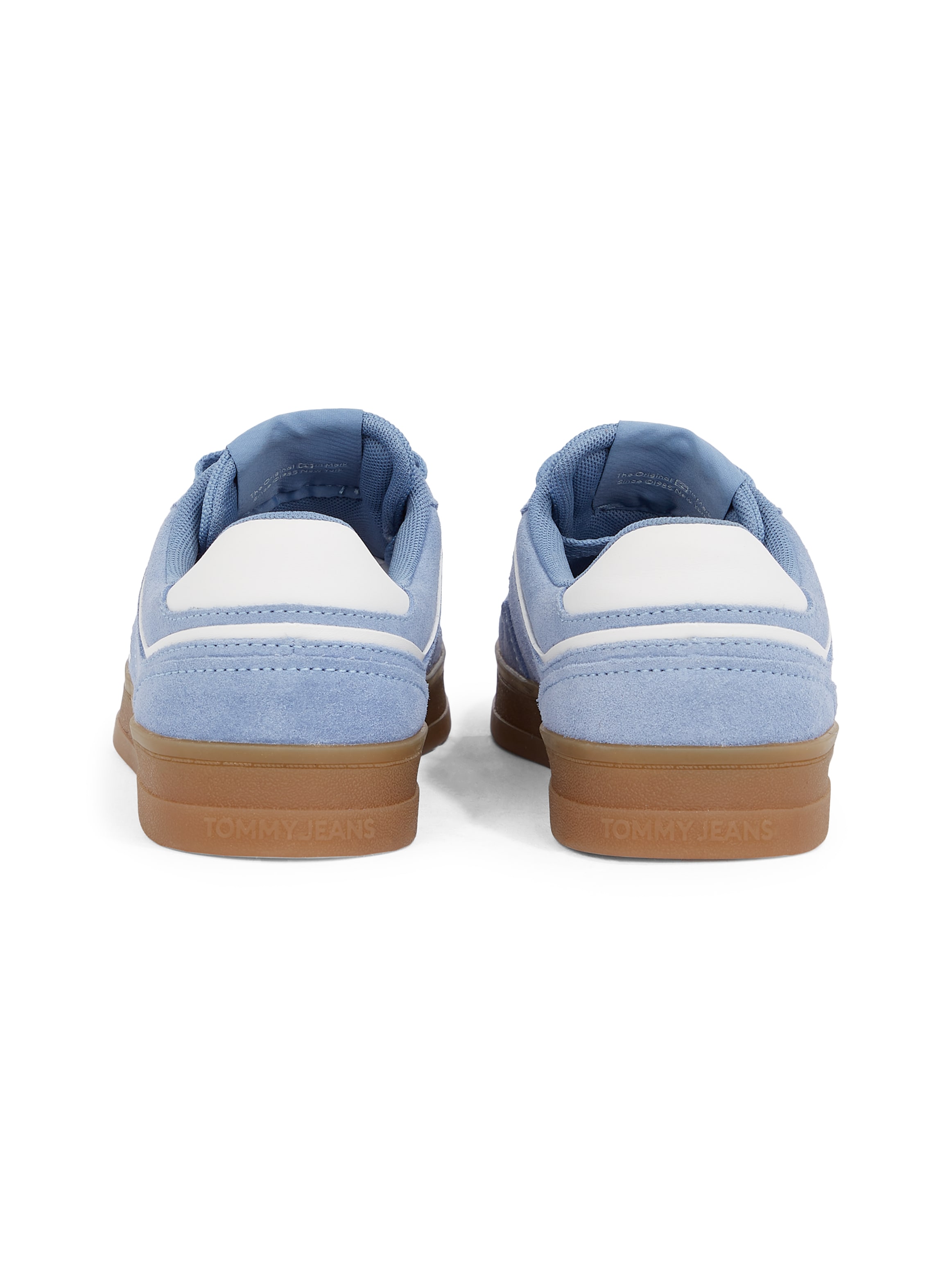 Tommy Jeans Sneaker »THE GREENWICH SUEDE«, Freizeitschuh, Halbschuh, Schnürschuh mit gepolstertem Schaftrand