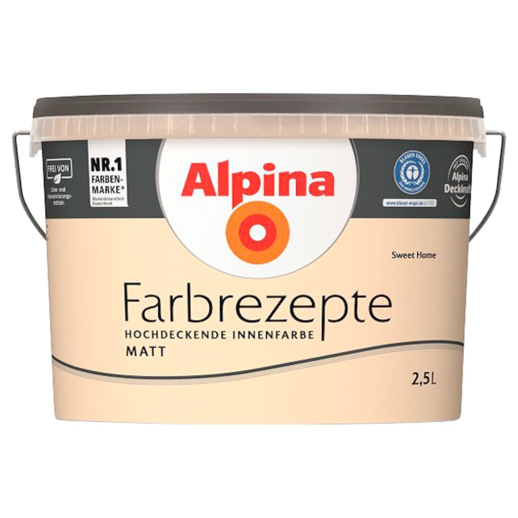 Alpina Wand- und Deckenfarbe »Farbrezepte Sweet Home«