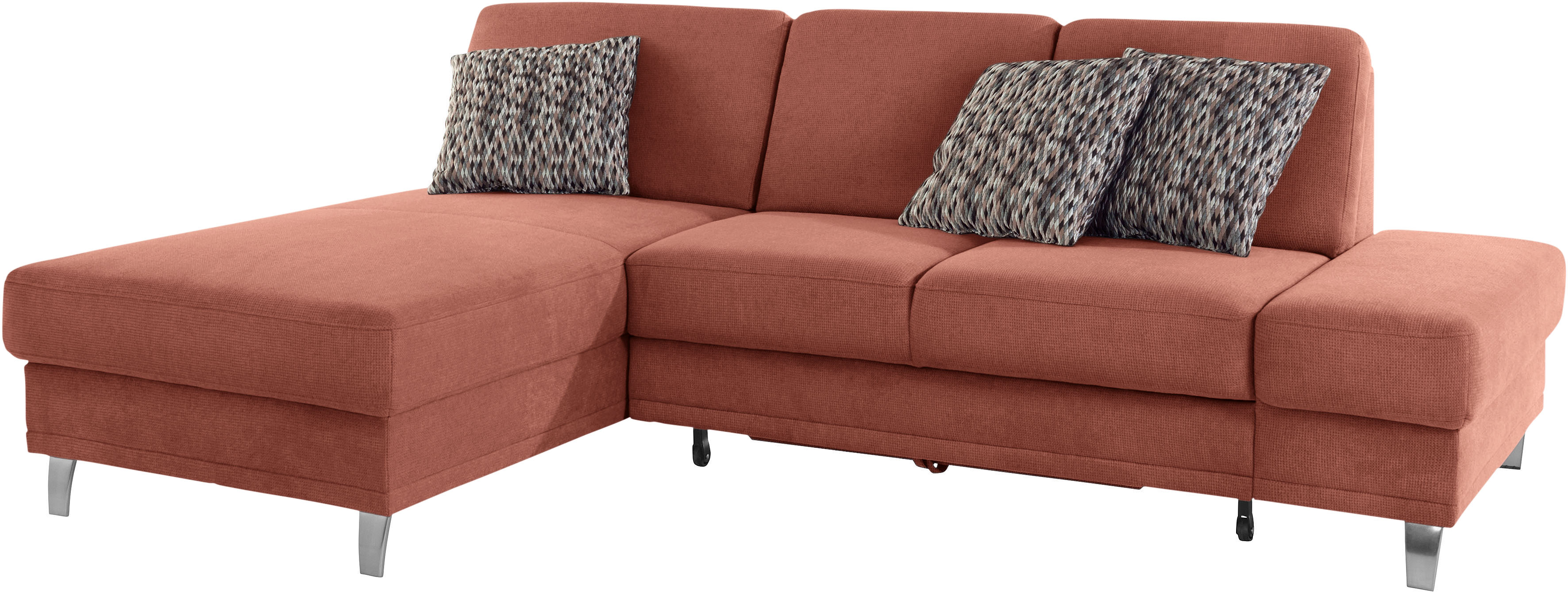 Thumbnail - sit&more Ecksofa "Clio L-Form", wahlweise mit Bettfunktion oder Vorziehsitz und Bettkasten, Federkern