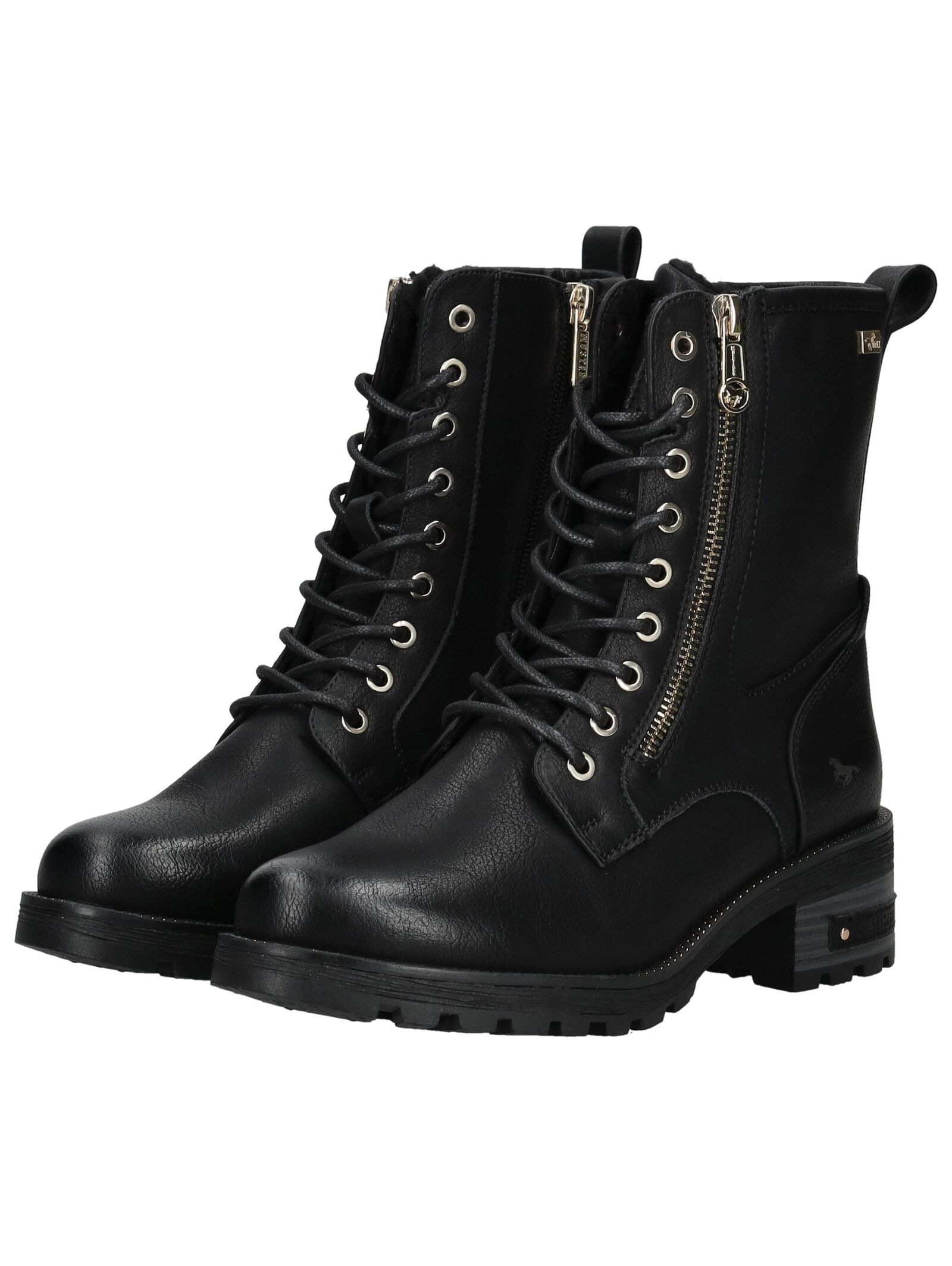 Mustang Shoes Schnürstiefelette »Mustang Shoes Stiefelette Lederimitat«