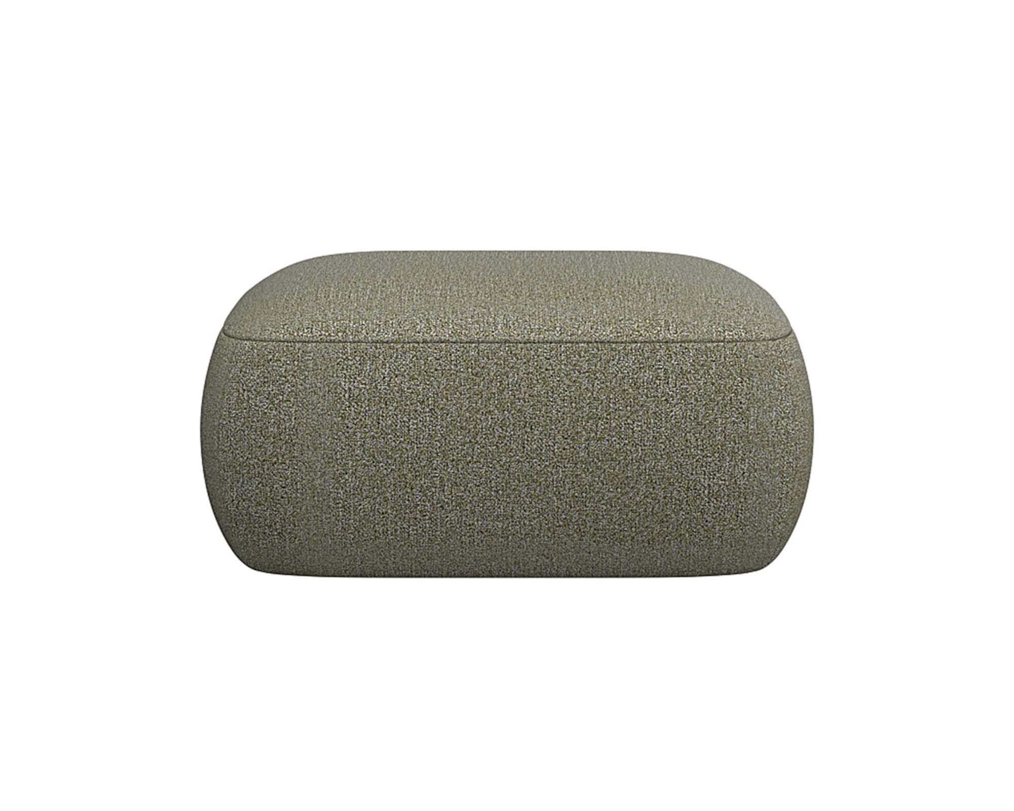 Pouf »Torino, rund, bodennah, Sitzhocker, Polsterhocker«, Modernes, organisches...