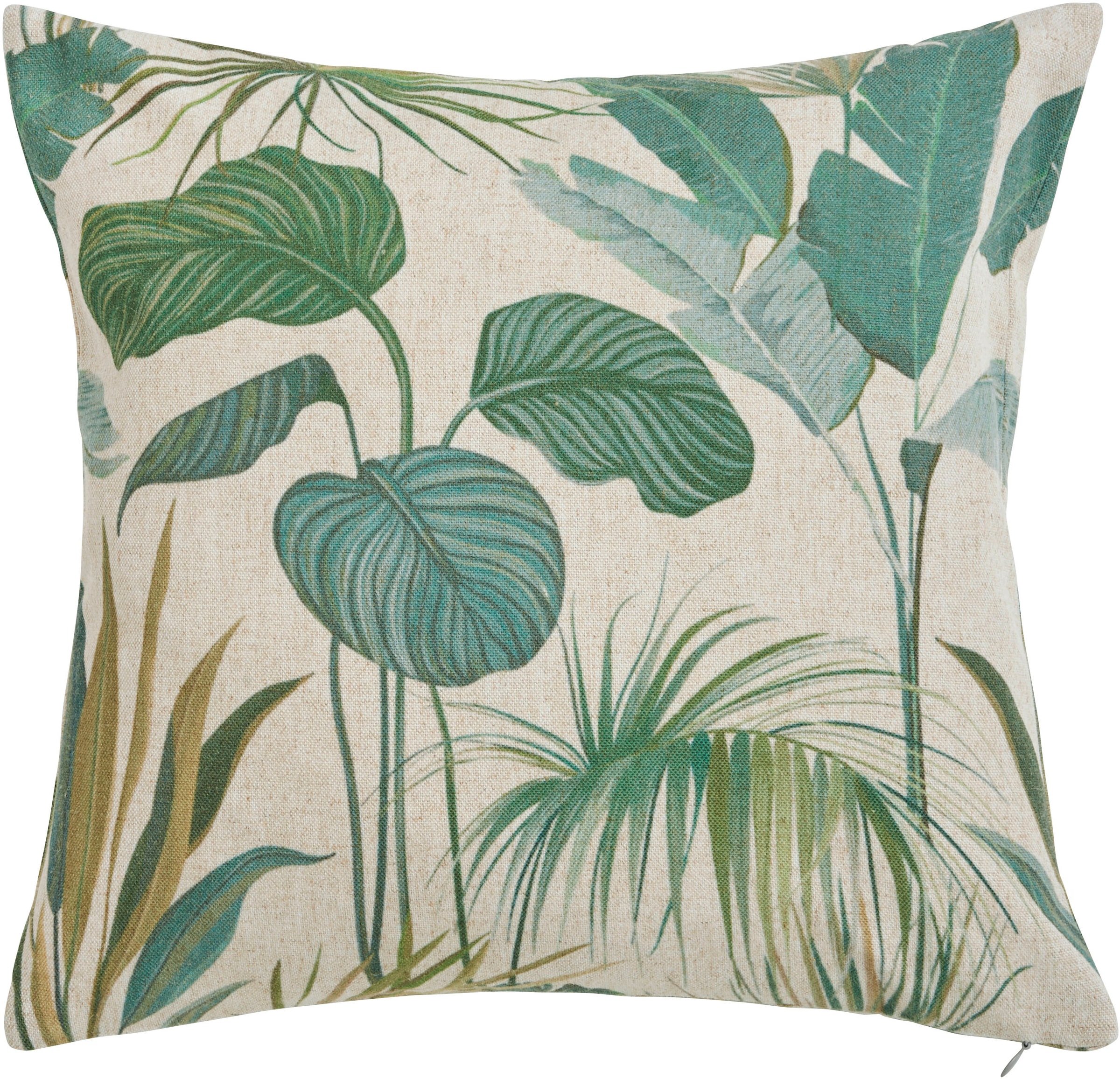 done. Kissenhülle "Tropical Flowers" Beidseitig bedruckte Kissenhülle aus C günstig online kaufen