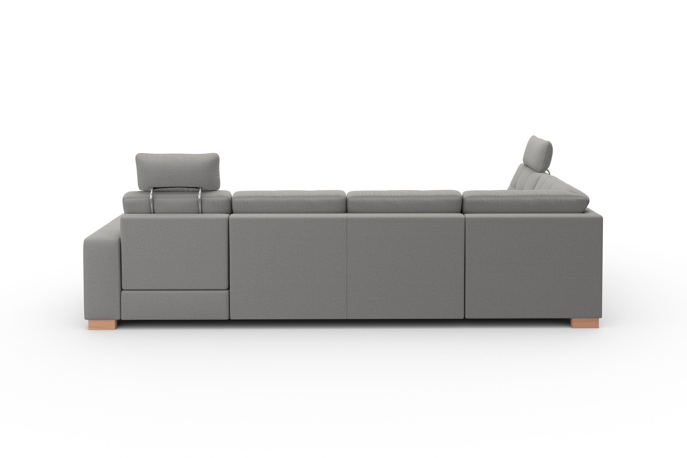 Sit & More Quincy Wohnlandschaft U-Form, Silber 6