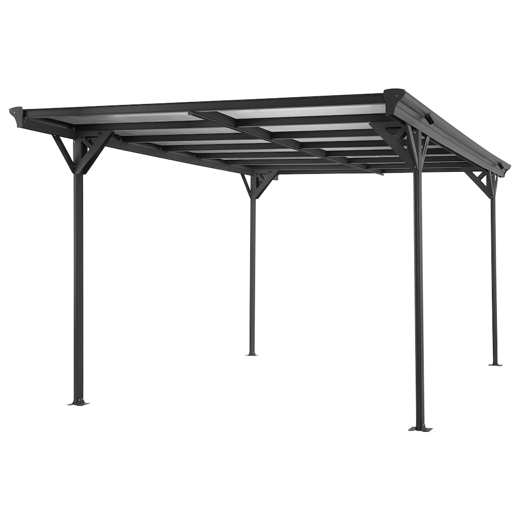 KONIFERA Einzelcarport »Charly«, Aluminium, 275 cm, anthrazit