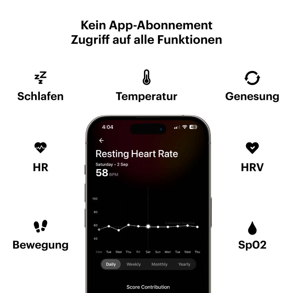 Ultrahuman Activity Tracker »Ring AIR - Größe 14«