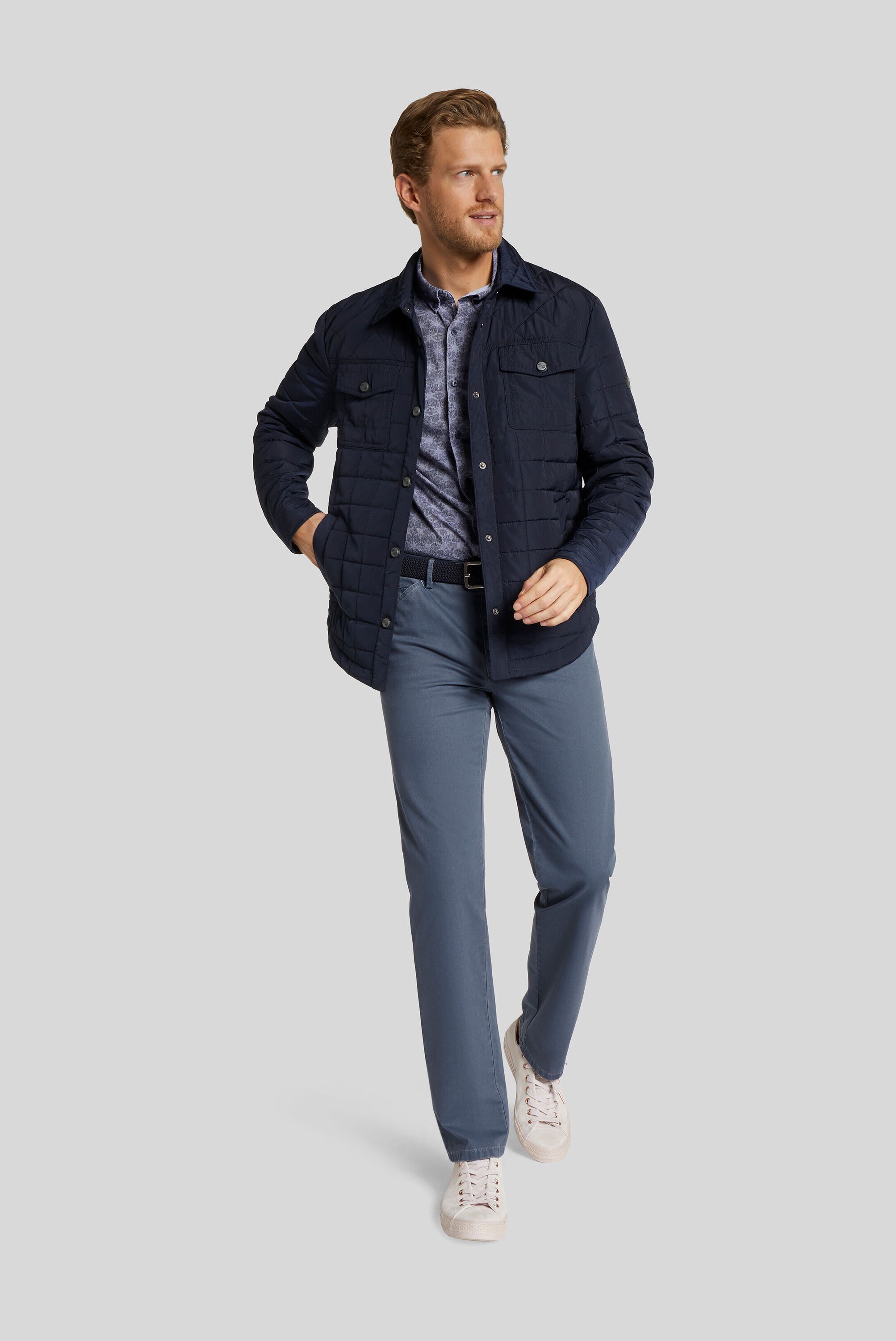 MEYER Stoffhose »Chicago«  Two-Tone-Super-Stretch