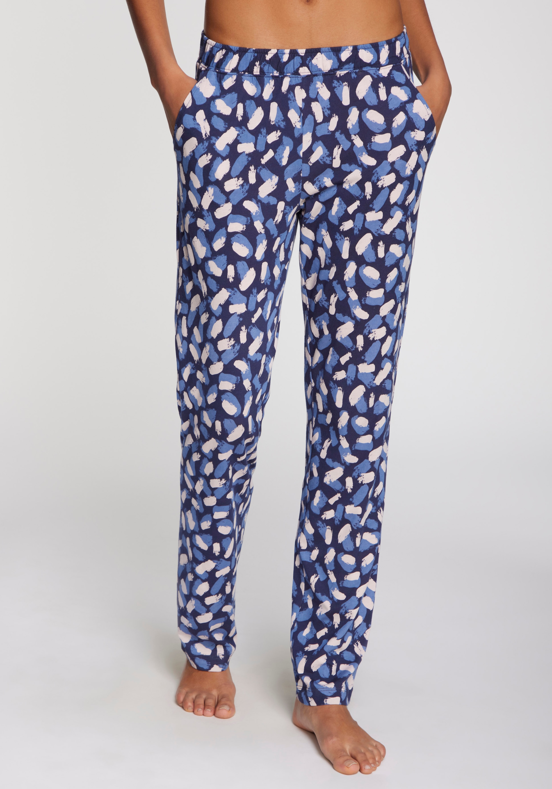 s.Oliver Pyjamahose, Mit schönem Alloverdruck günstig online kaufen
