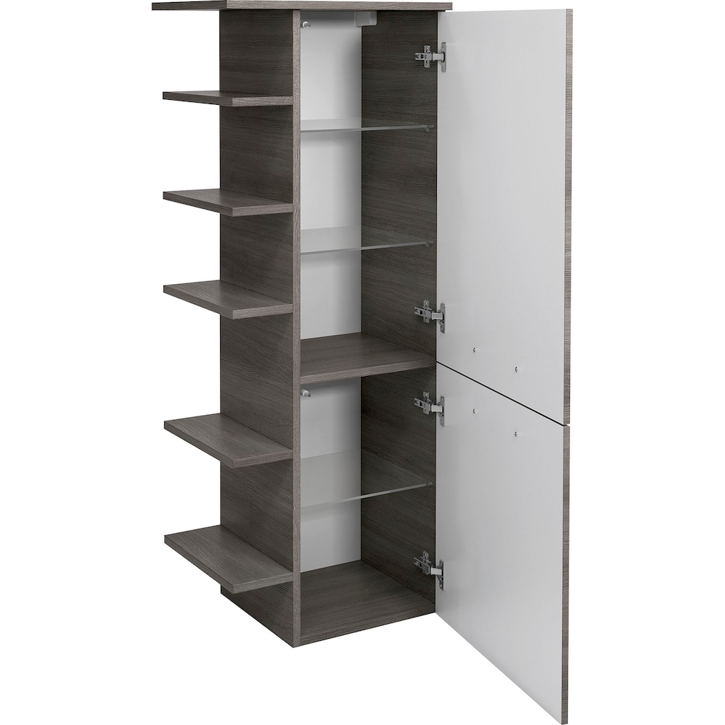 Saphir Midischrank »Quickset Badschrank 50 cm breit, 2 Türen, seitliche Ablagen«