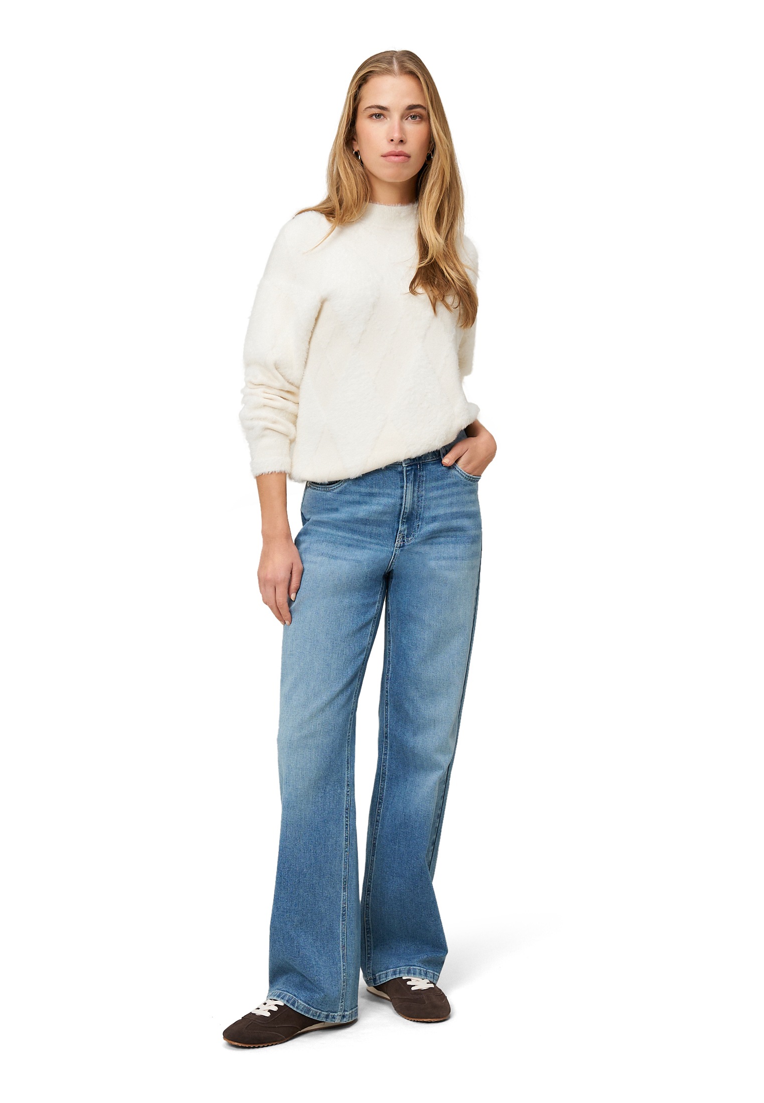 Zero Slim-fit-Jeans »Damen Style Witney hell 32 Inch«