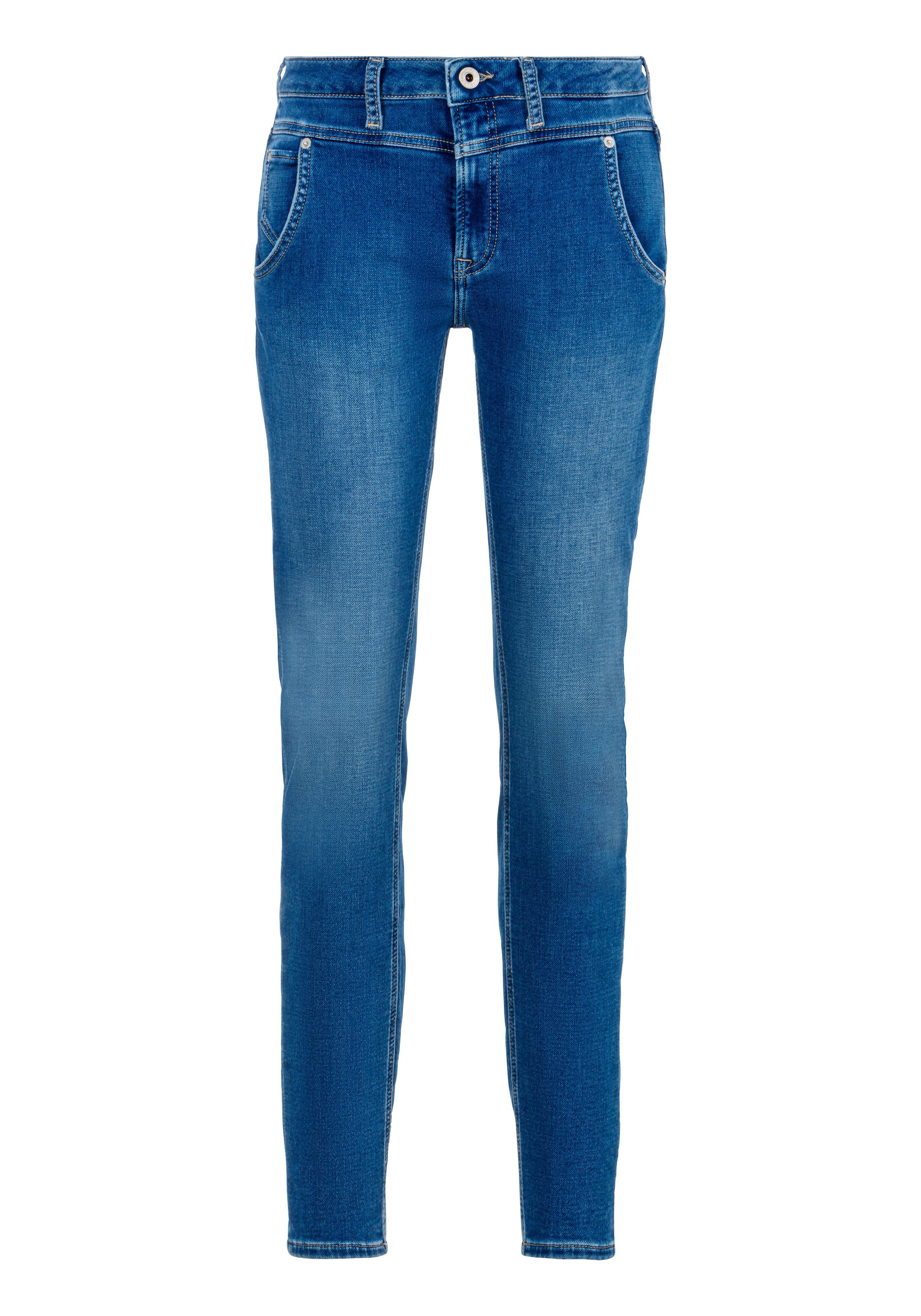 Pepe Jeans 5-Pocket-Jeans "CAREY TAPERED GYMDIGO MW" Mid Waist günstig online kaufen