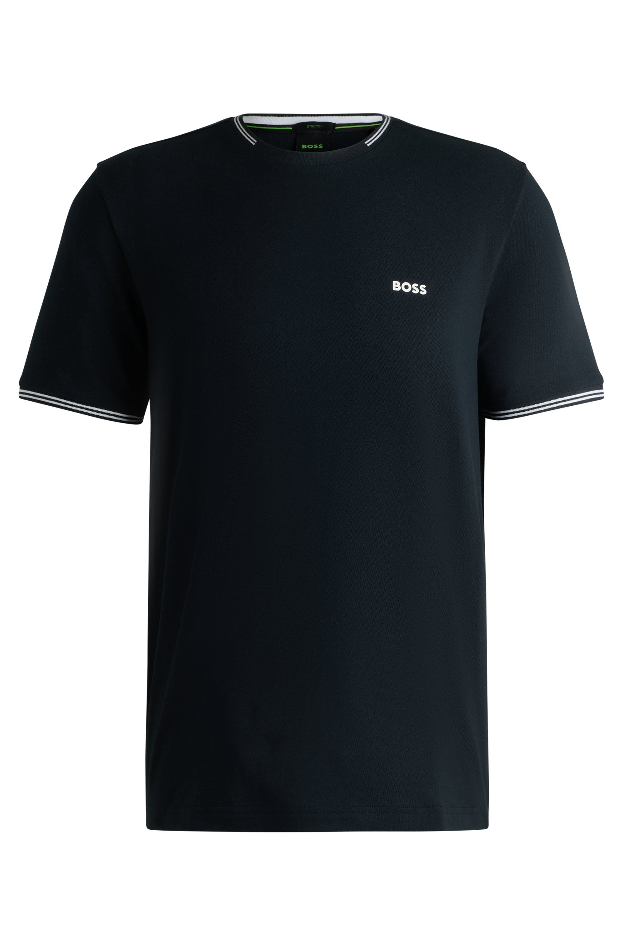 BOSS GREEN T-Shirt »Taul«, mit kontrastfarbenen Streifendetails