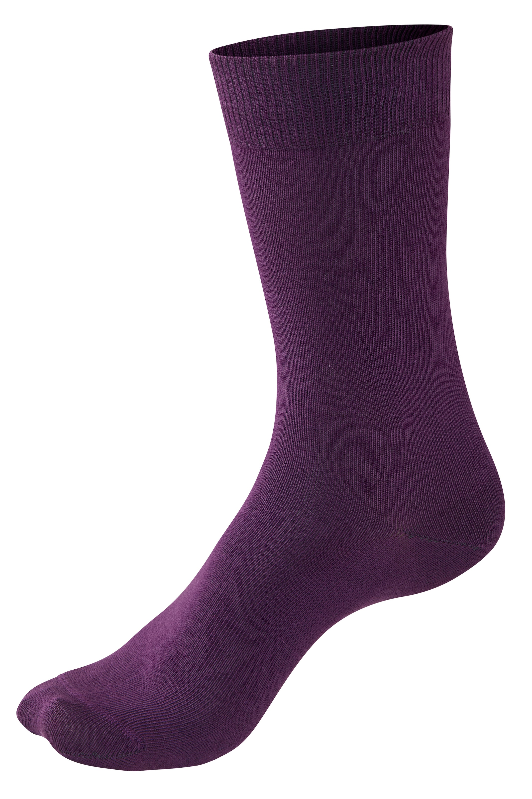 H.I.S Freizeitsocken »Damen und Herren Atmungsaktiver Baumwollanteil; Business, Basic« Packung, 10 Stk. tlg. mit weichen Rippbündchen