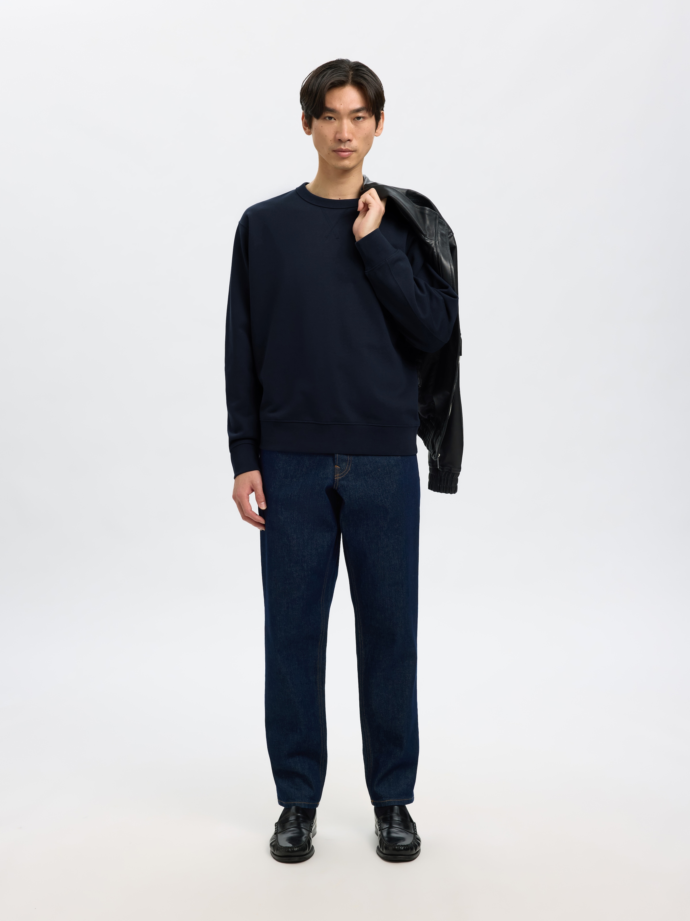 SELECTED Sweatshirt »SLHRELAXLUKE LS SWEAT CREW NECK NOOS«
