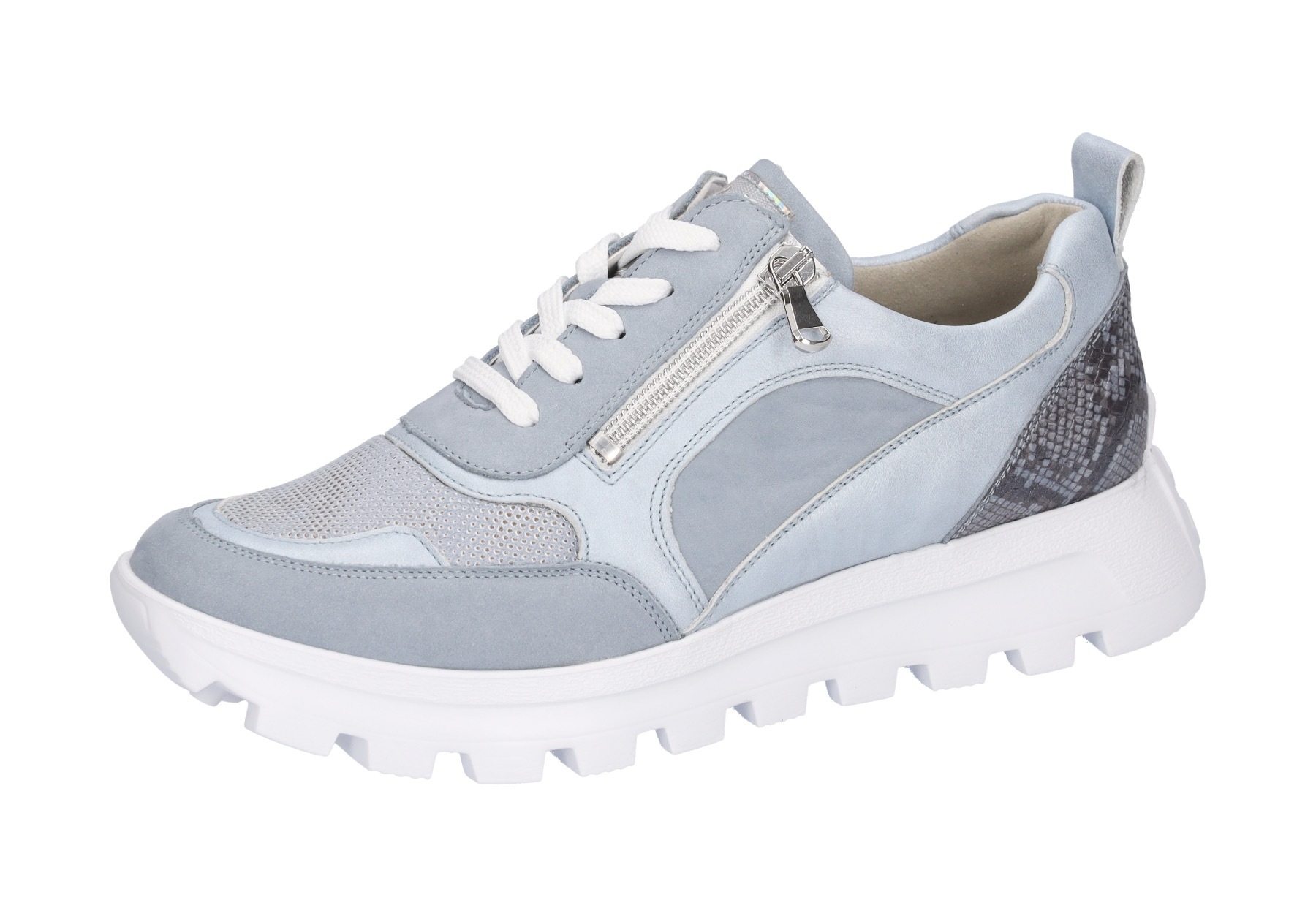 Waldläufer "H-AJALA", Halbschuh, Schnürschuh, Freizeitschuh mit Kontrastbes günstig online kaufen