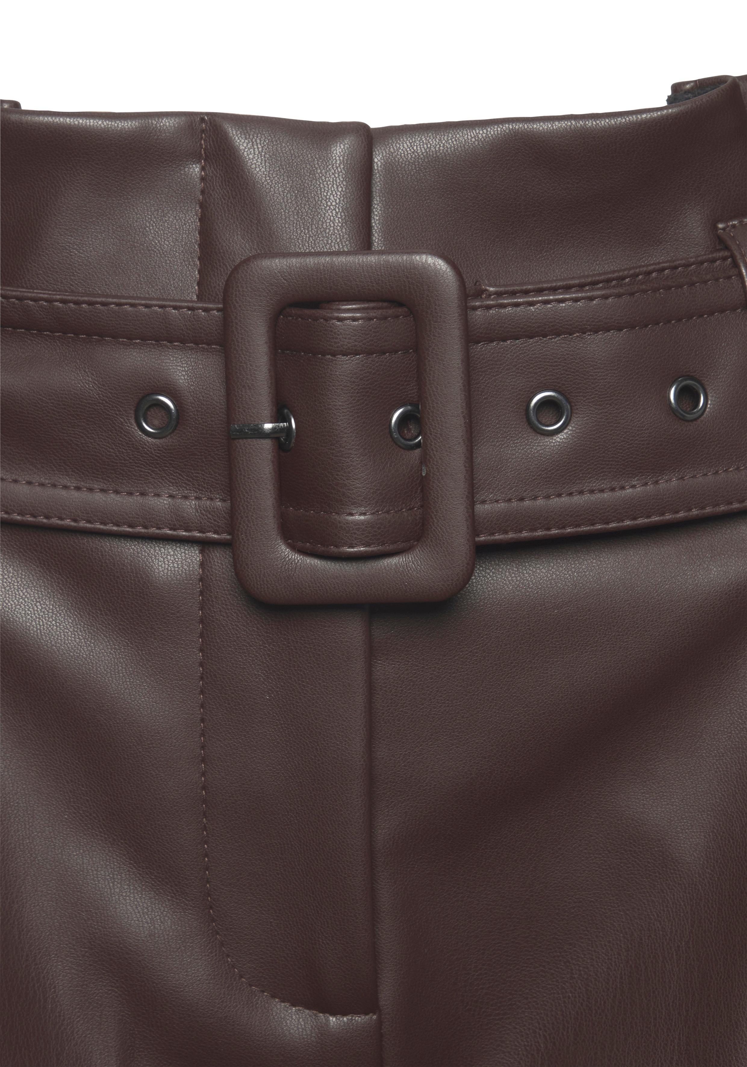 Thumbnail - LASCANA Shorts aus Lederimitat, Kunstleder Shorts, elegant, modisch