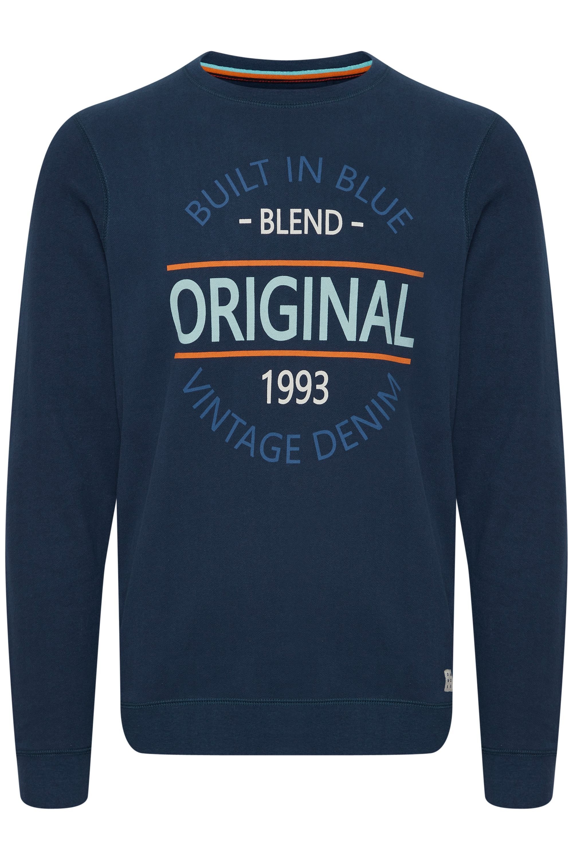 Blend Rundhalspullover "BHSweatshirt" Klassisches Sweatshirt mit Rundhalsau günstig online kaufen
