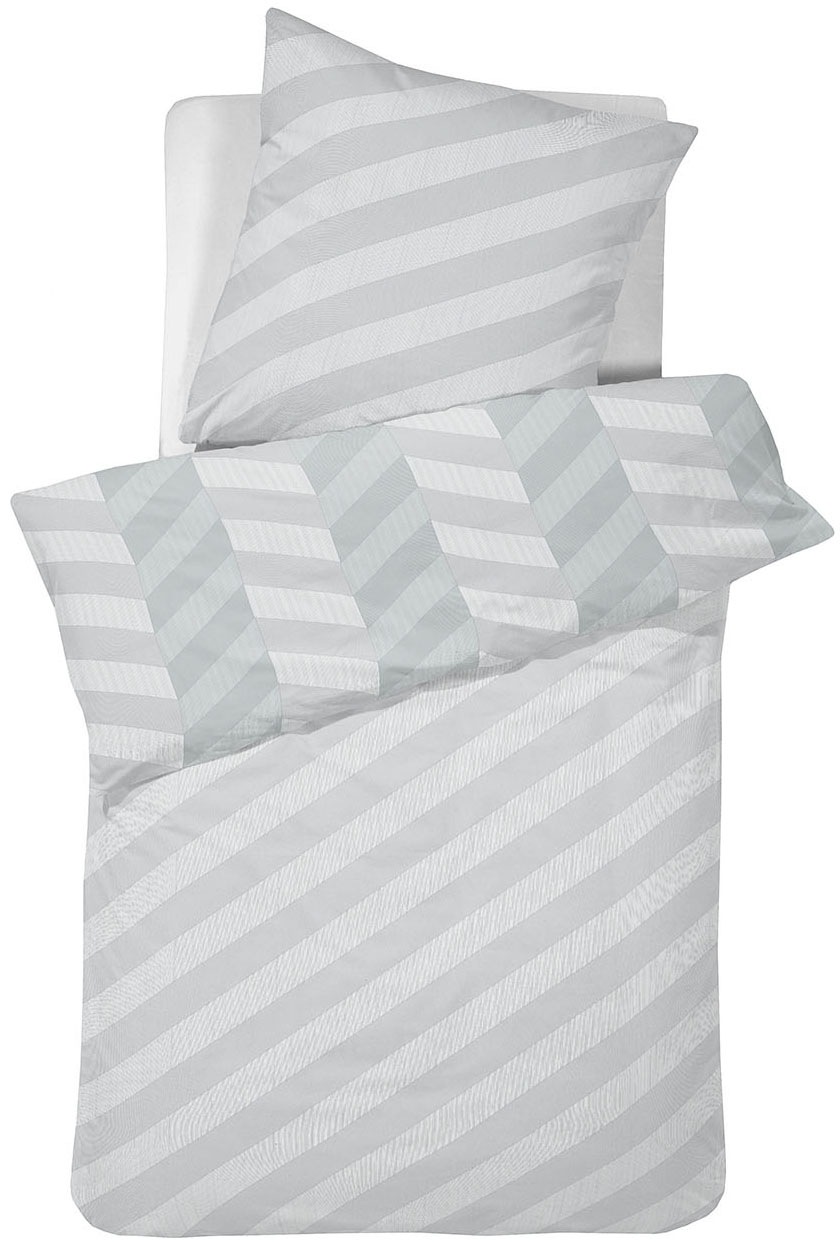 Thumbnail - damai Bettwäsche "Atomy" 2 Stk. tlg. mit Fischgrätmuster