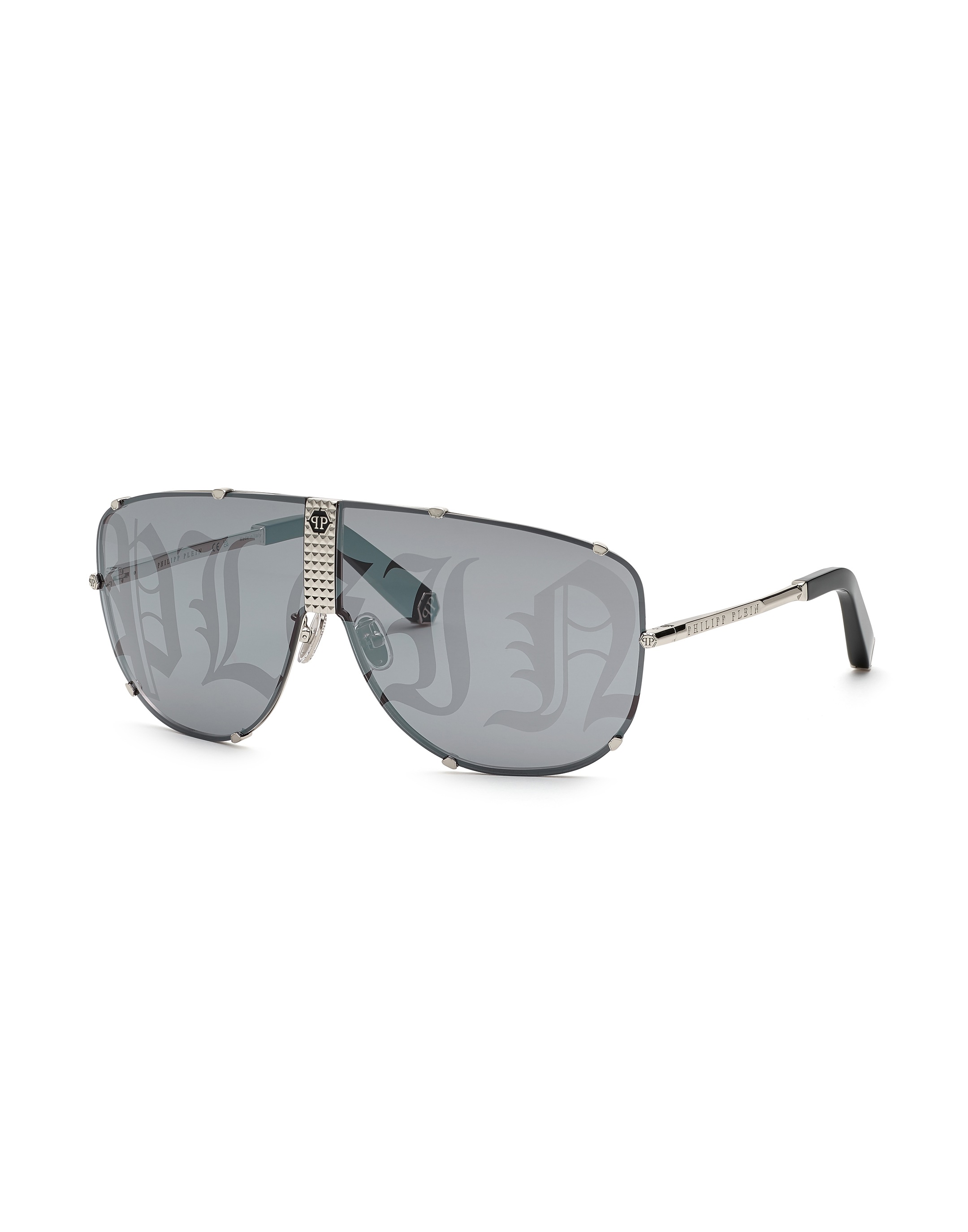 Thumbnail - PHILIPP PLEIN Sonnenbrille "Mit Nietenverzierungen"