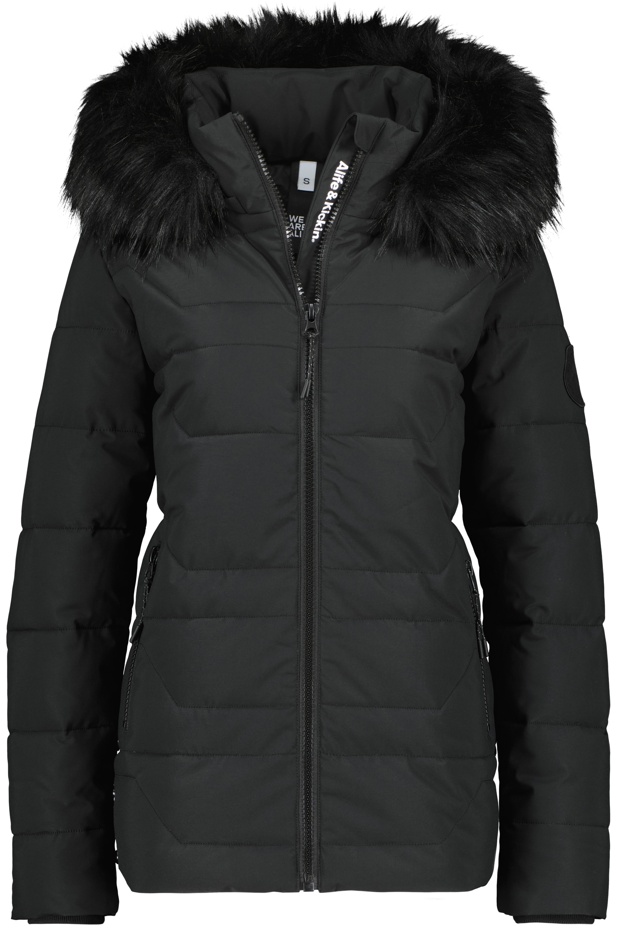 Winterjacke »Damen ZophiaAK A«, leicht taillierter Passform, Kapuze und Kunstfell sind...