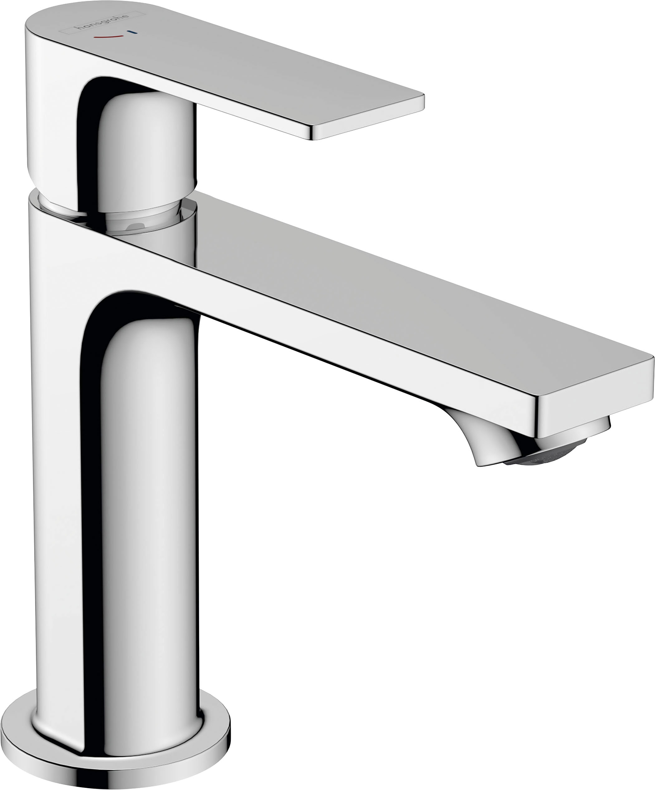 hansgrohe Waschtischarmatur "Rebris E", 11cm, CoolStart mit Zugstangen-Ablaufgarnitur