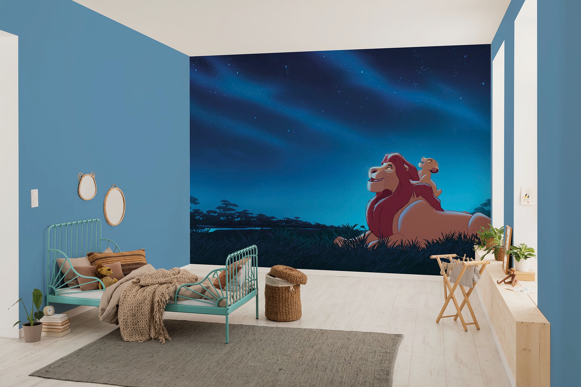 Komar Kindertapete "Disney The Lion King Stargazing" bedruckt glatt