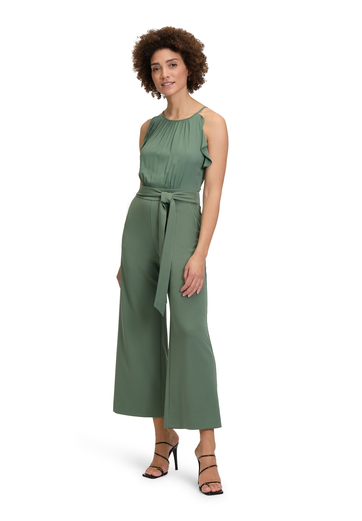 Vera Mont Overall "Vera Mont Damen Jumpsuit mit Volant", (1 tlg.), Bindeban günstig online kaufen