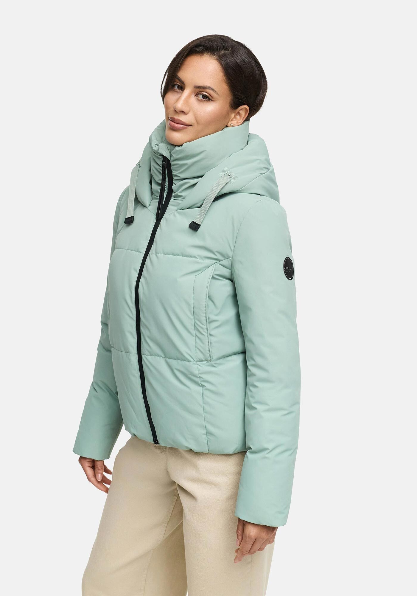 Marikoo Winterjacke "Ninikaa", kurze Winter Jacke mit extra hohem Windschut günstig online kaufen