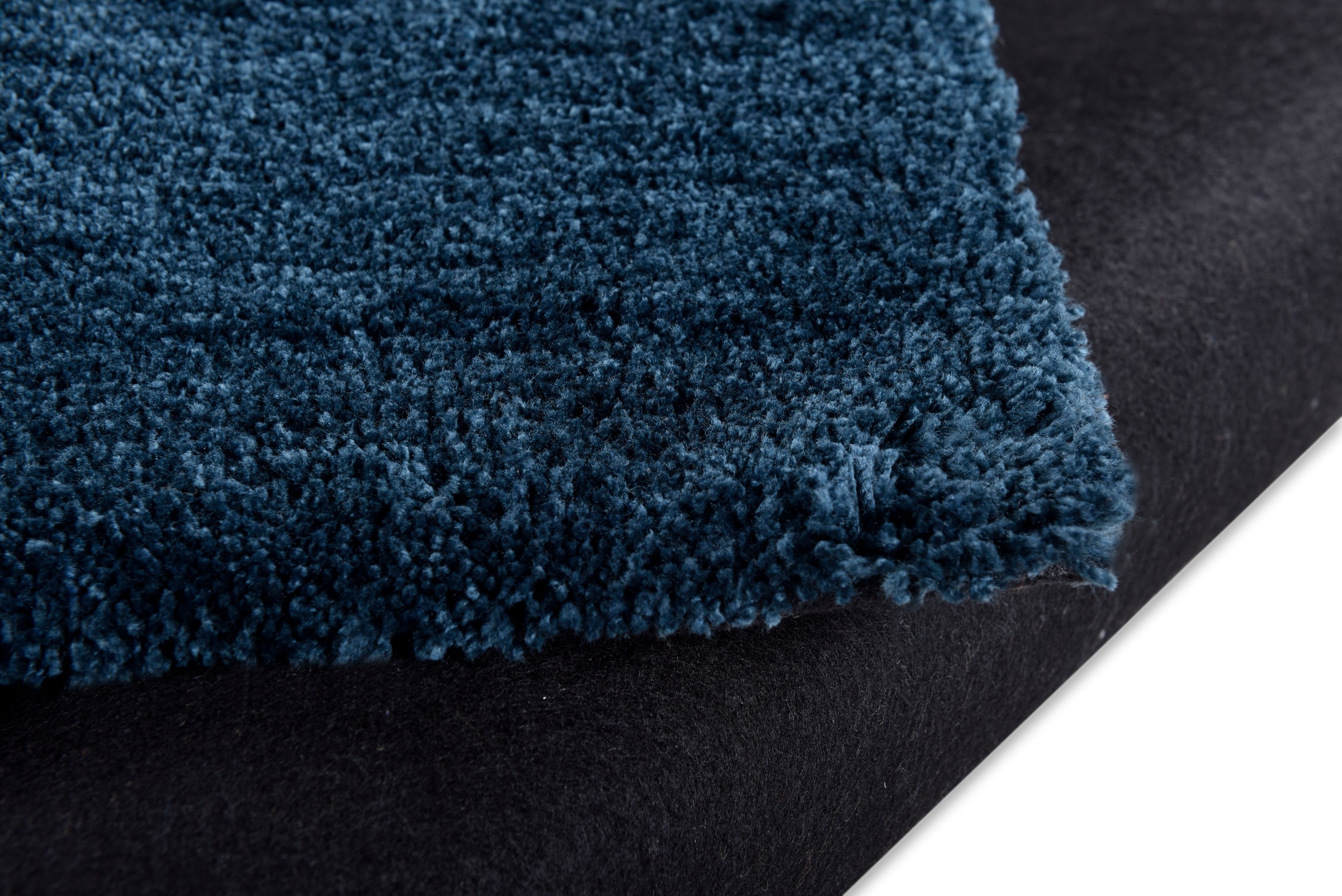 Hochflor-Teppich TOM TAILOR HOME "Shaggy Teppich Cozy", blau (petrol), B:85cm H:25mm L:155cm, Polyester, Teppiche, Uni Farben, auch in Pastell Farben, weich & kuschelig 3