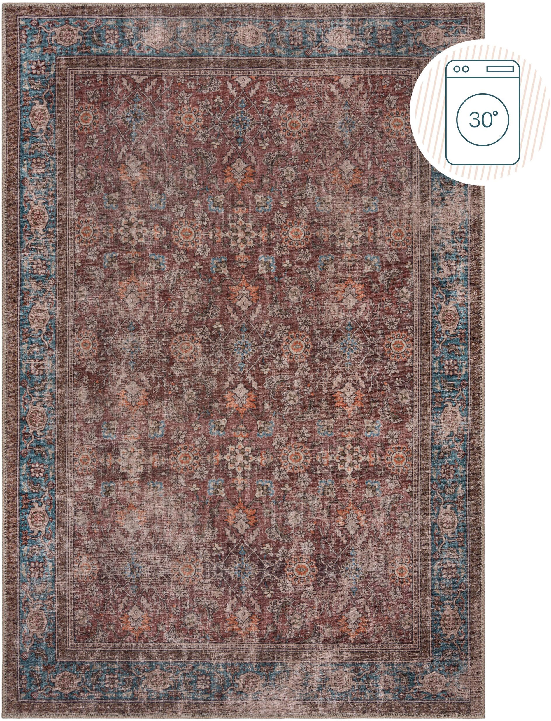 FLAIR RUGS Teppich "Cyra" rechteckig 4 mm Höhe Waschbarer Traditioneller Te günstig online kaufen