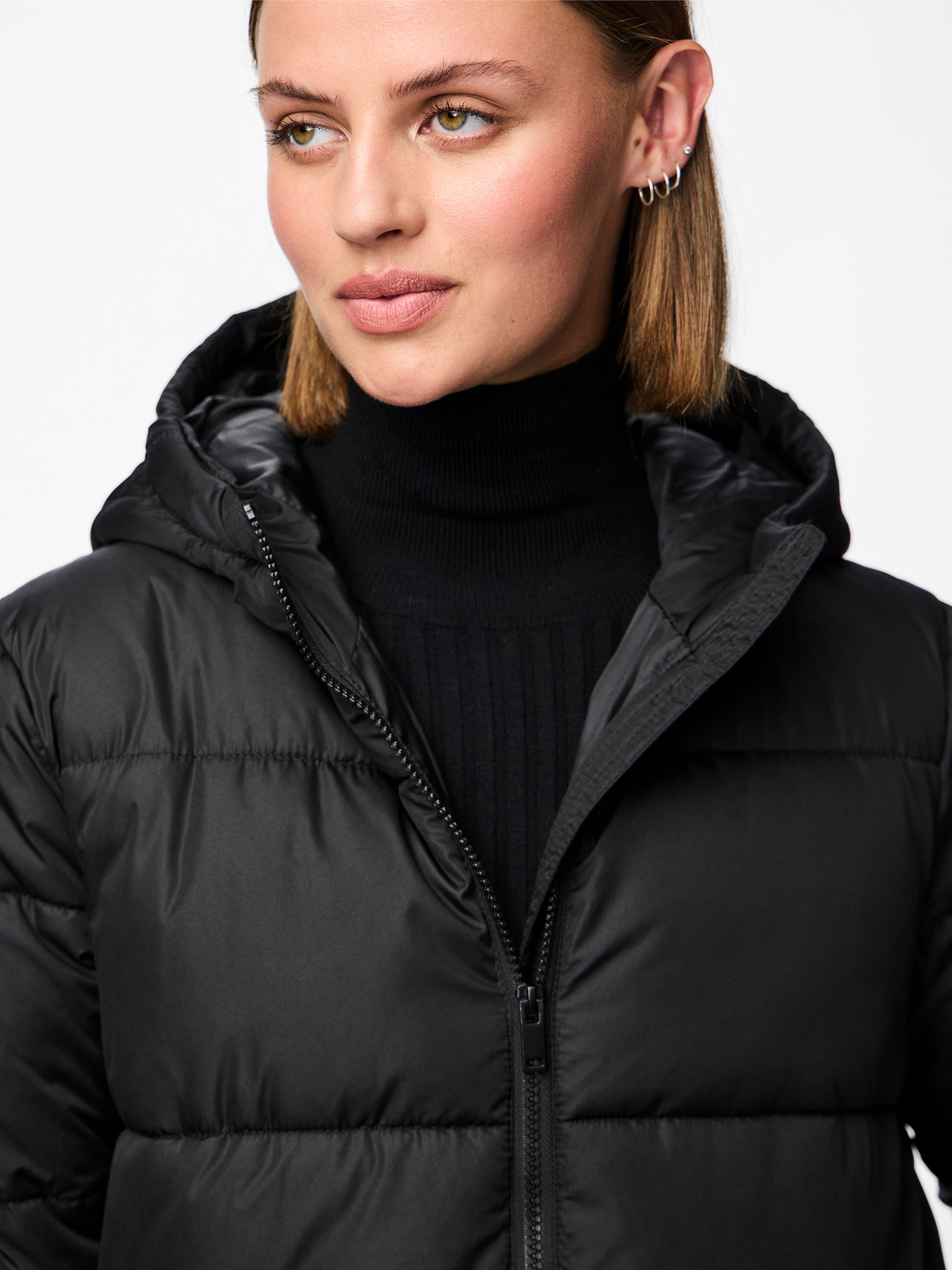 Thumbnail - pieces Steppmantel "PCBEE NEW LONG PUFFER JACKET NOOS BC" Kunstfaser