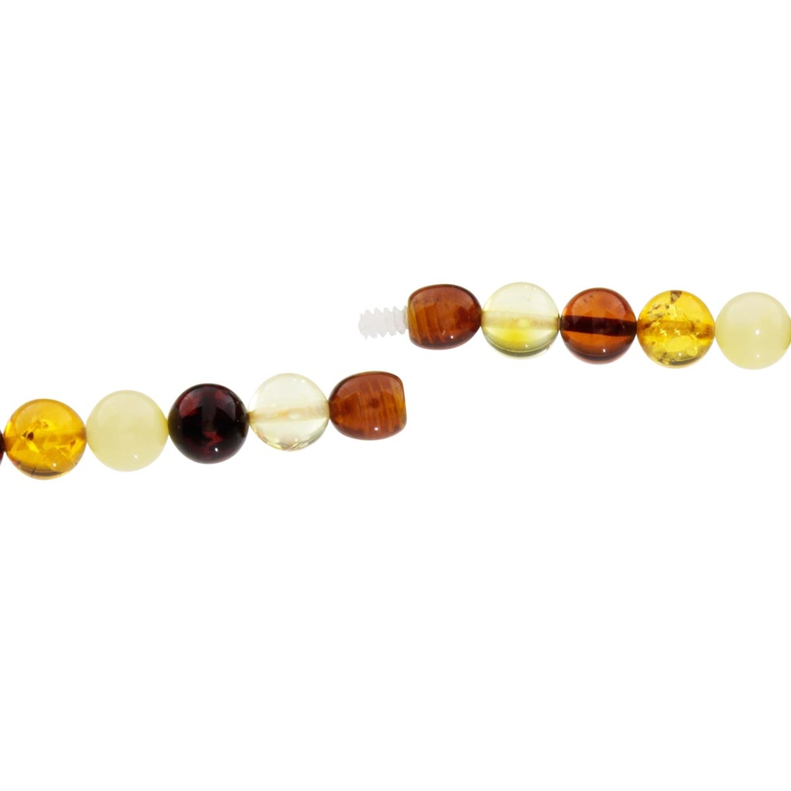 Gliederkette OSTSEE-SCHMUCK "Ostsee-Schmuck Kette Kugel 8 mm Kette Kugel 8 mm" Gr. 45, braun, Halsketten, Damen, 45cm, Bernstein, L: 42, Gliederkette 6