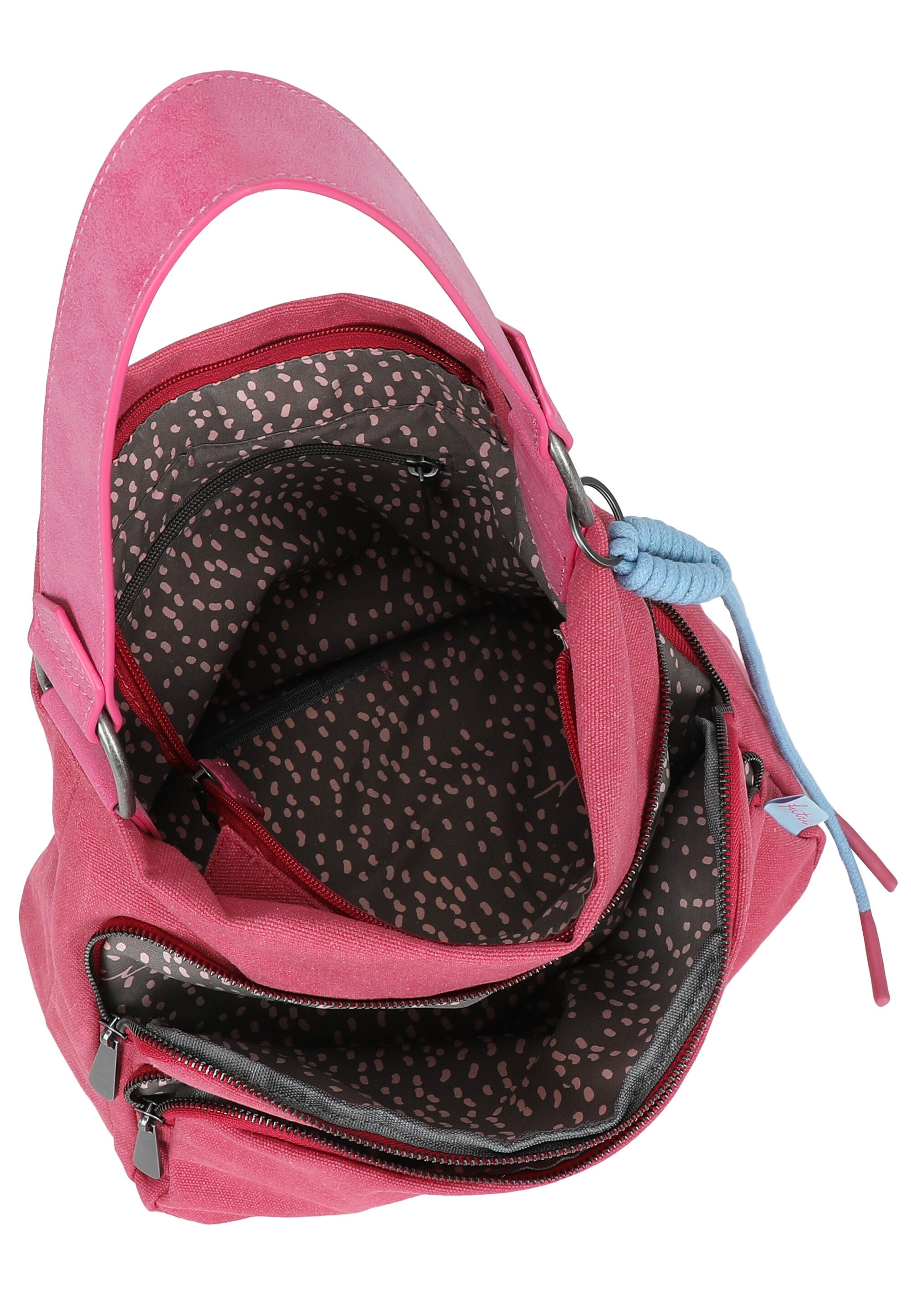 Fritzi aus Preußen Schultertasche »Donny Hobo« mit Reißverschlüssen