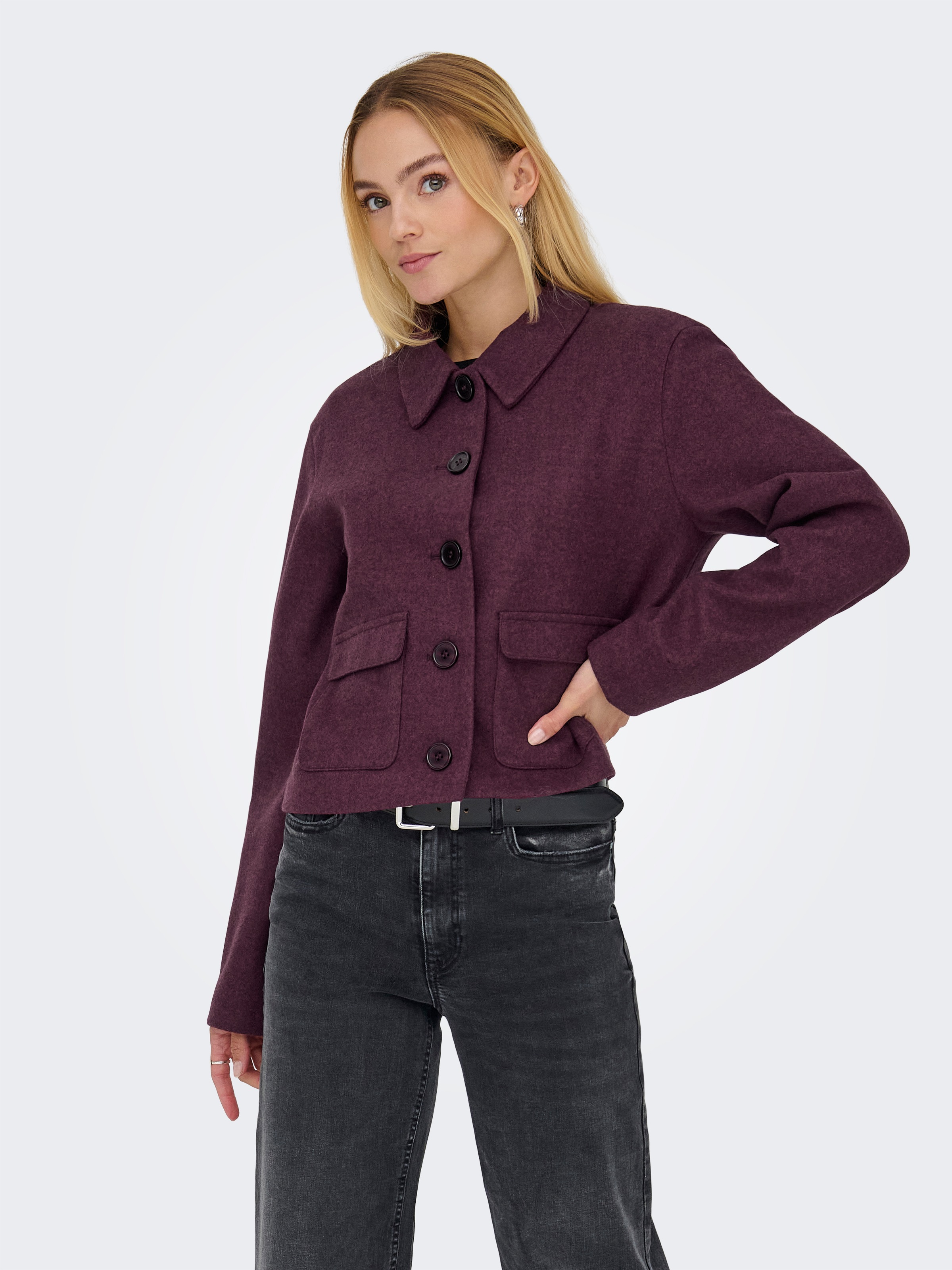 JDY Kurzjacke "JDYCALLIE LIFE SHORT JACKET OTW HAB NOOS" günstig online kaufen