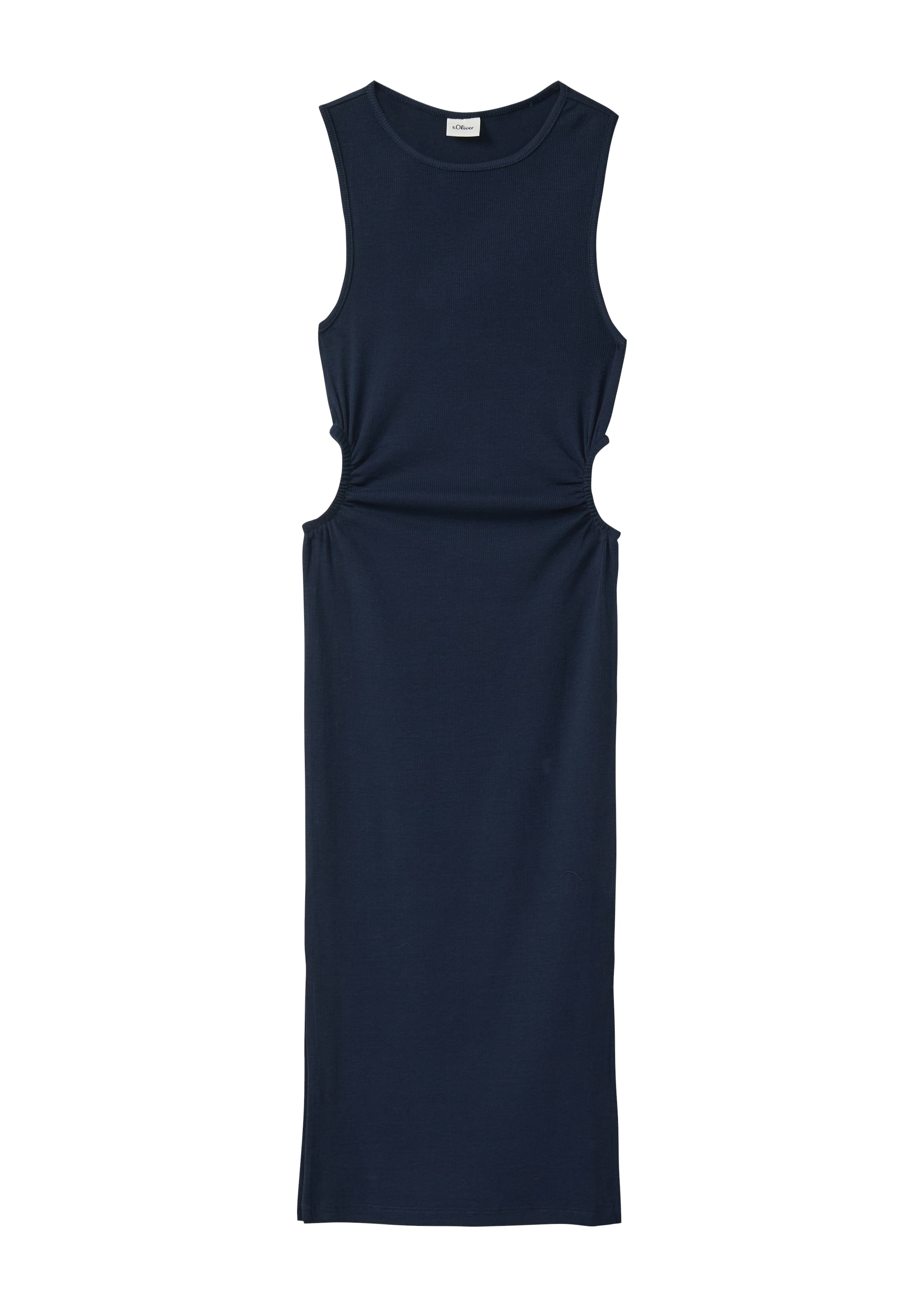s.Oliver Junior Jerseykleid mit Cut-outs, gerippte Qualität