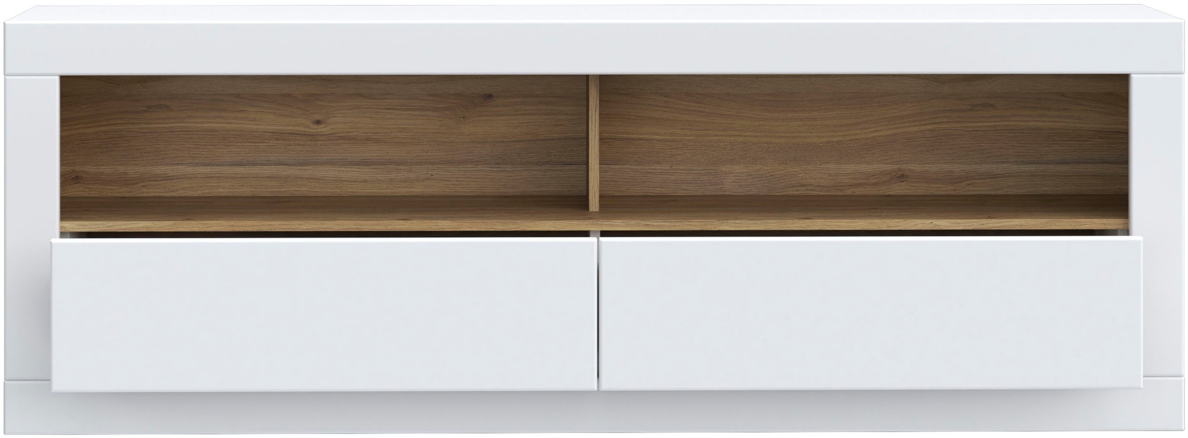 Thumbnail - FORTE Lowboard "LefkadasTV-Board, TV-Schrank" TV-Board, Schubkästen, Push to open, Grifflos, BxH= 175,4 x 61,6cm