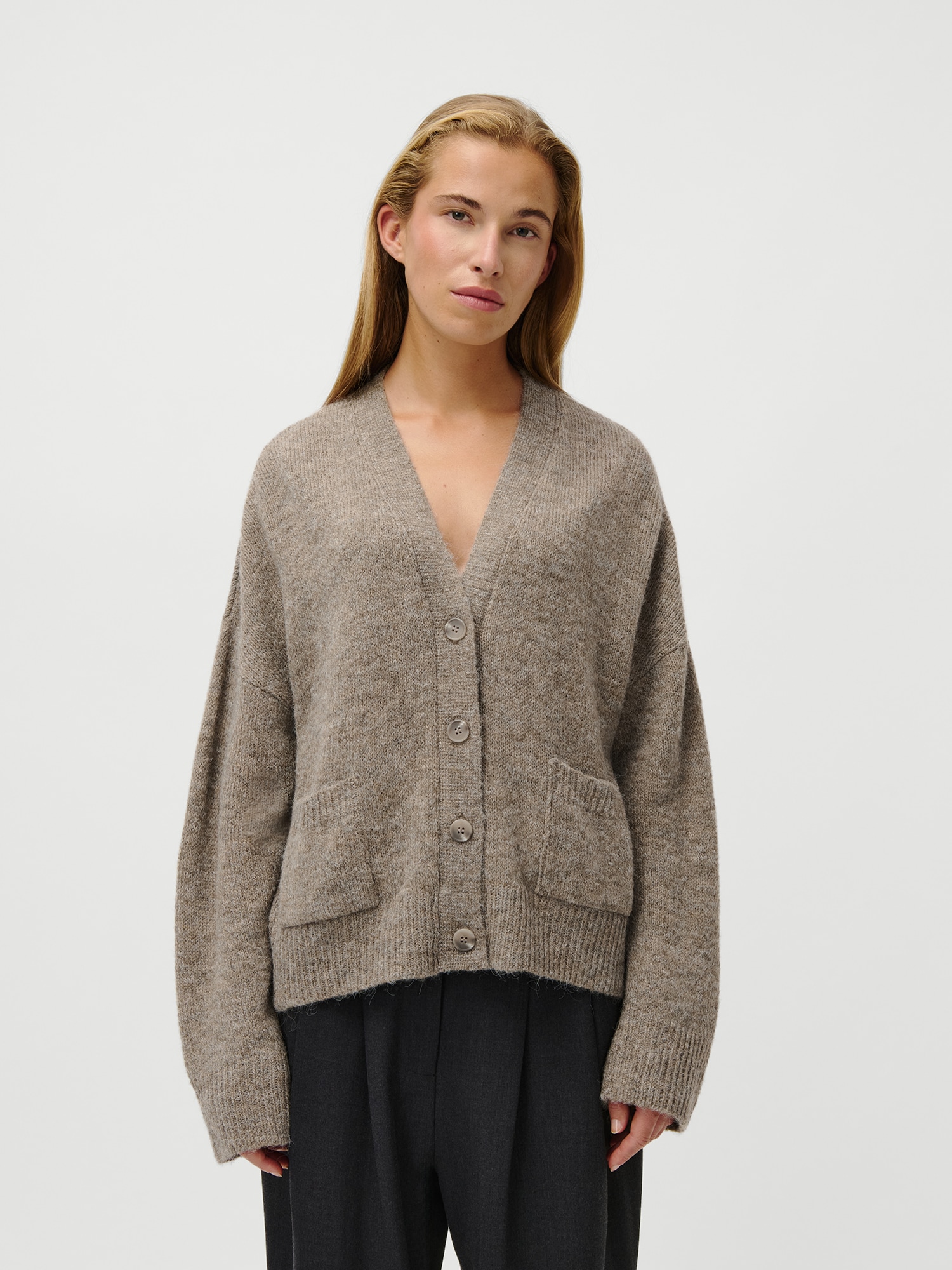 LeGer Strickjacke "Hanne, LeGer by Lena Gercke", Regular fit mit V-Ausschni günstig online kaufen