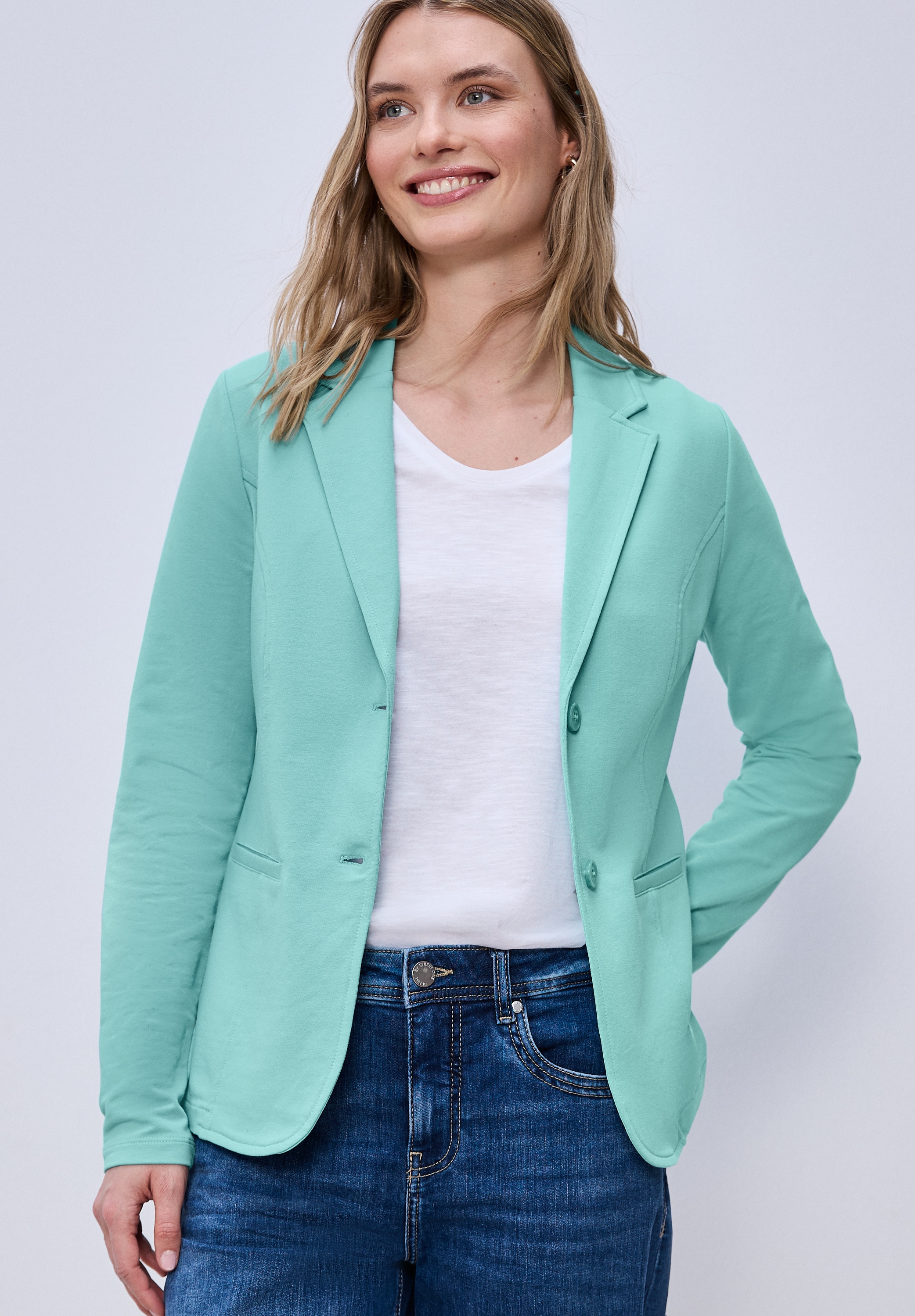 STREET ONE Sweatblazer im soften Baumwoll-Mix