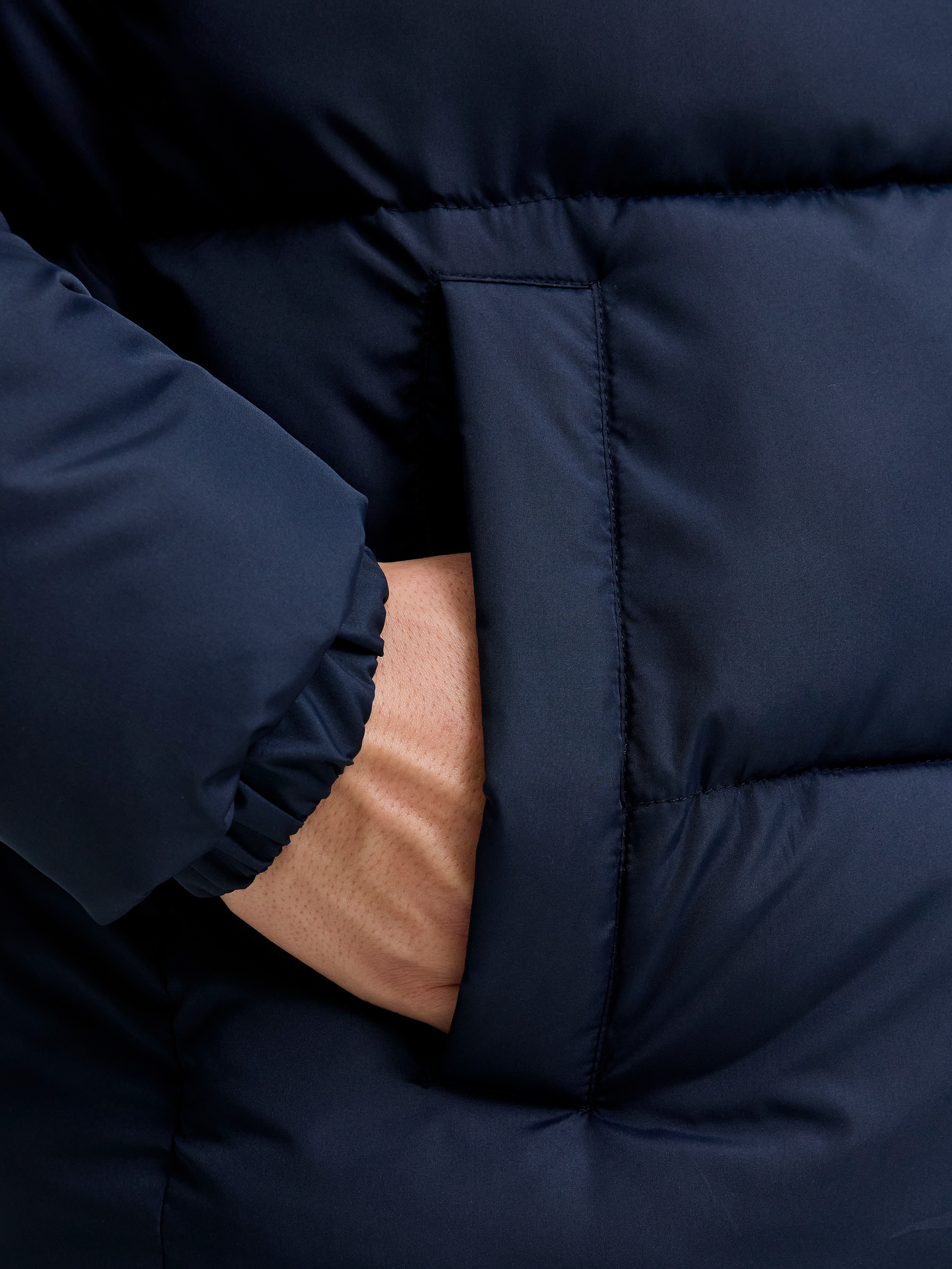 Jack & Jones PlusSize Steppjacke "JJMAZE PUFFER COLLAR PLS" ohne Kapuze günstig online kaufen